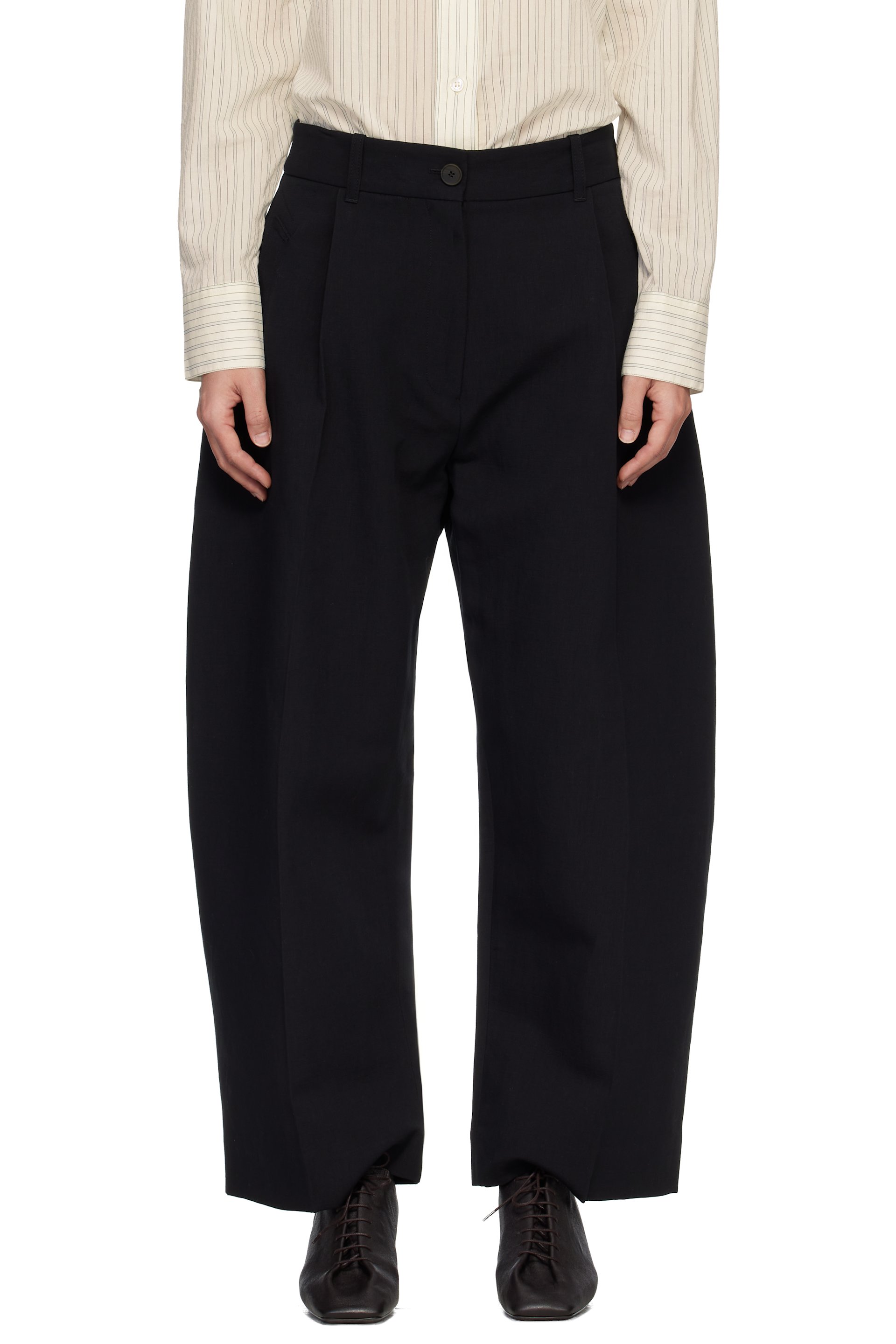 Studio Nicholson - Pantalon Minos noir