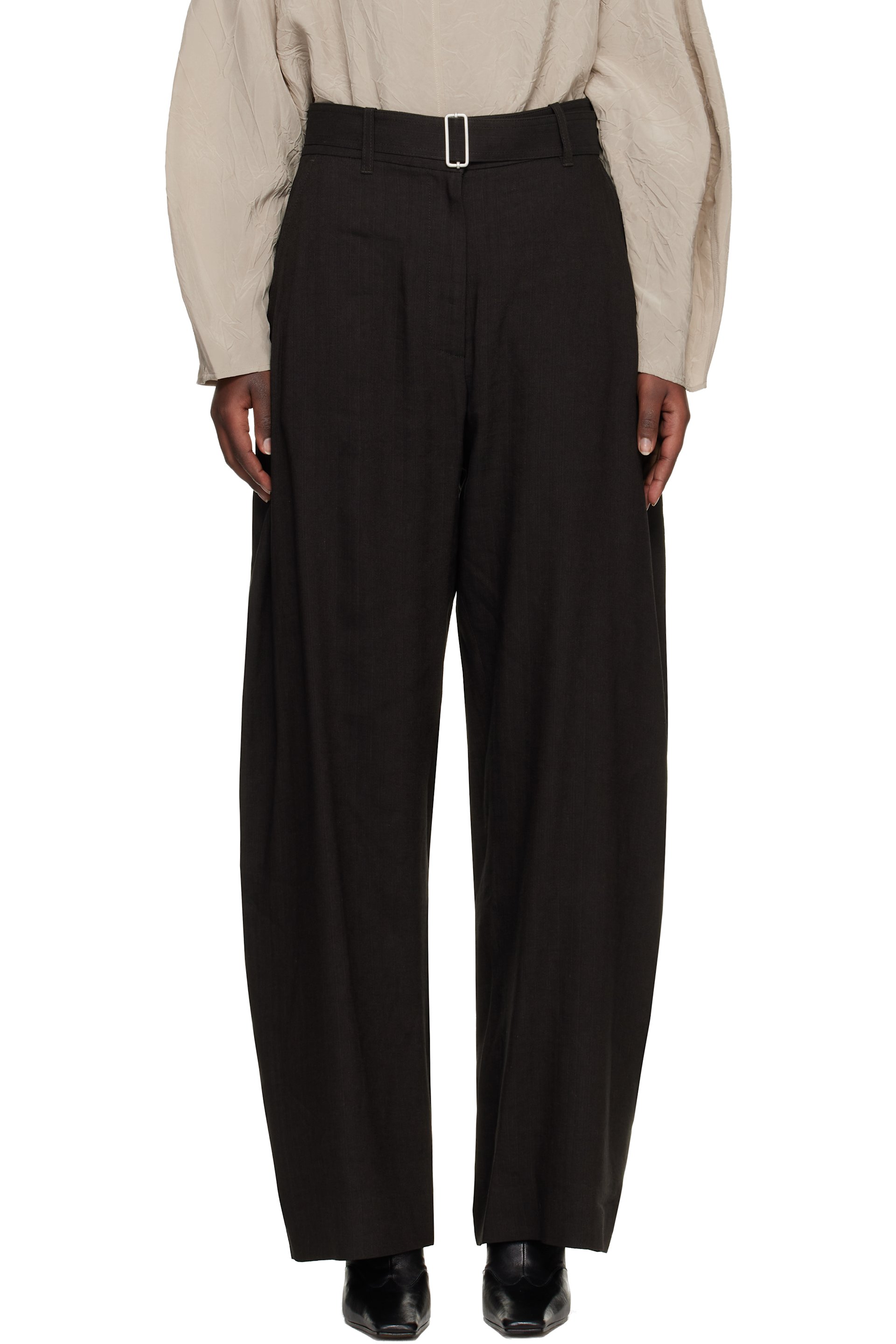 Studio Nicholson - Pantalon Chatto brun