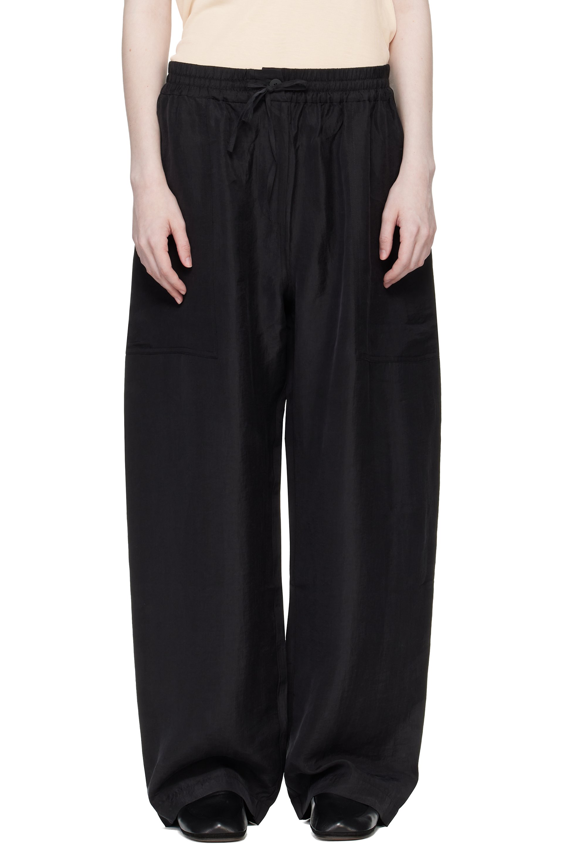 Studio Nicholson - Black Capel Twill Trousers