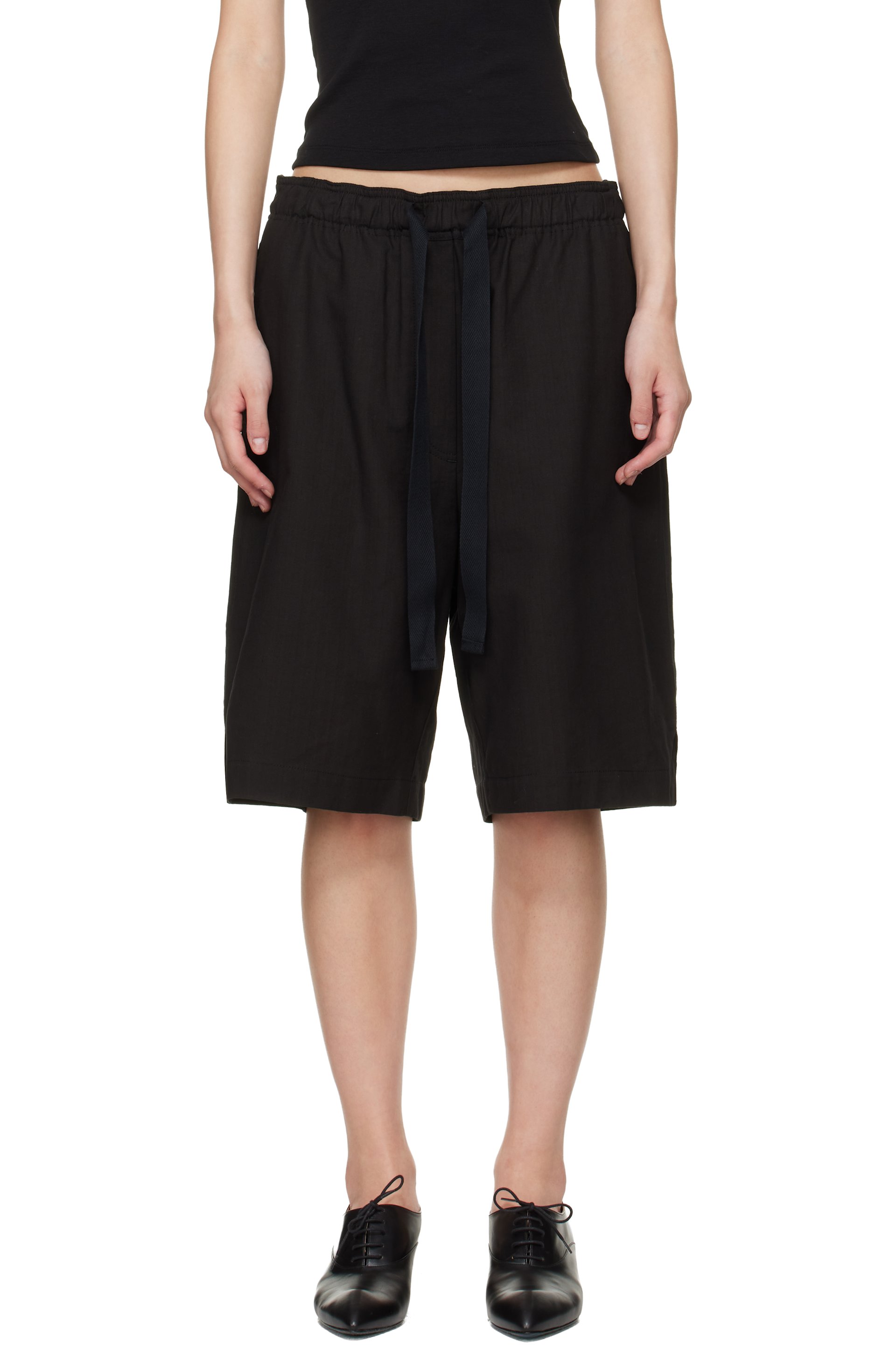 Studio Nicholson - Black Demba Shorts