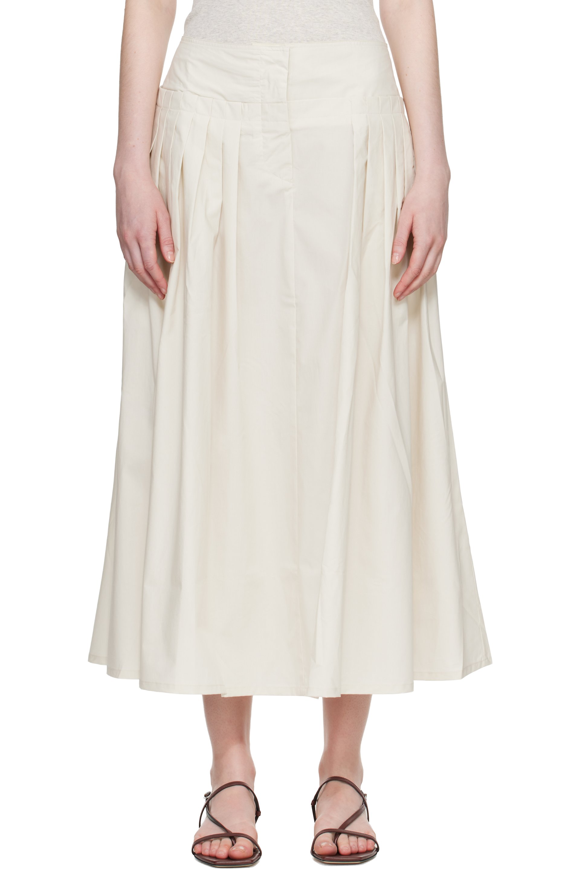 Studio Nicholson - Off-White Agat Maxi Skirt