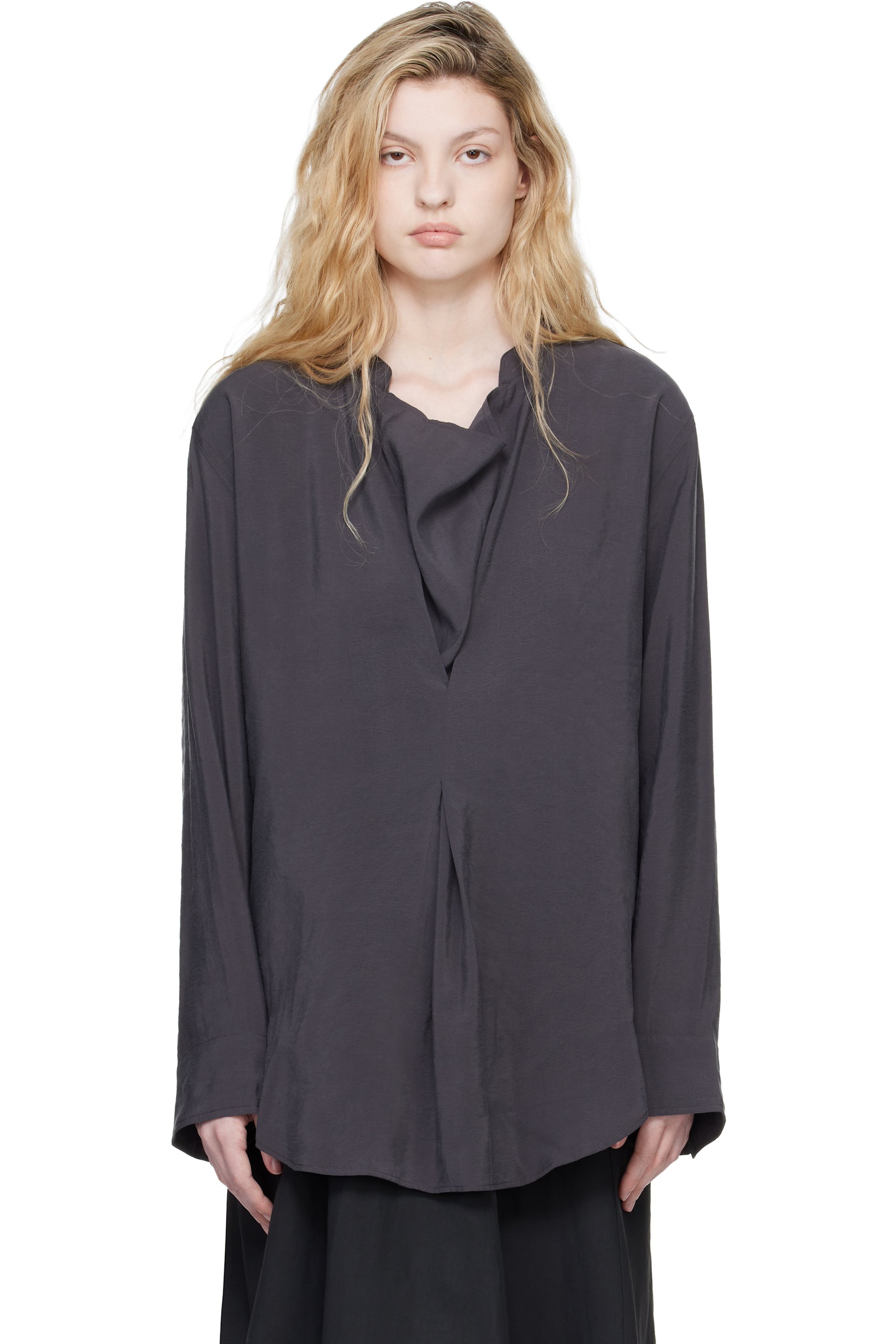 Studio Nicholson - Gray Pampa Blouse