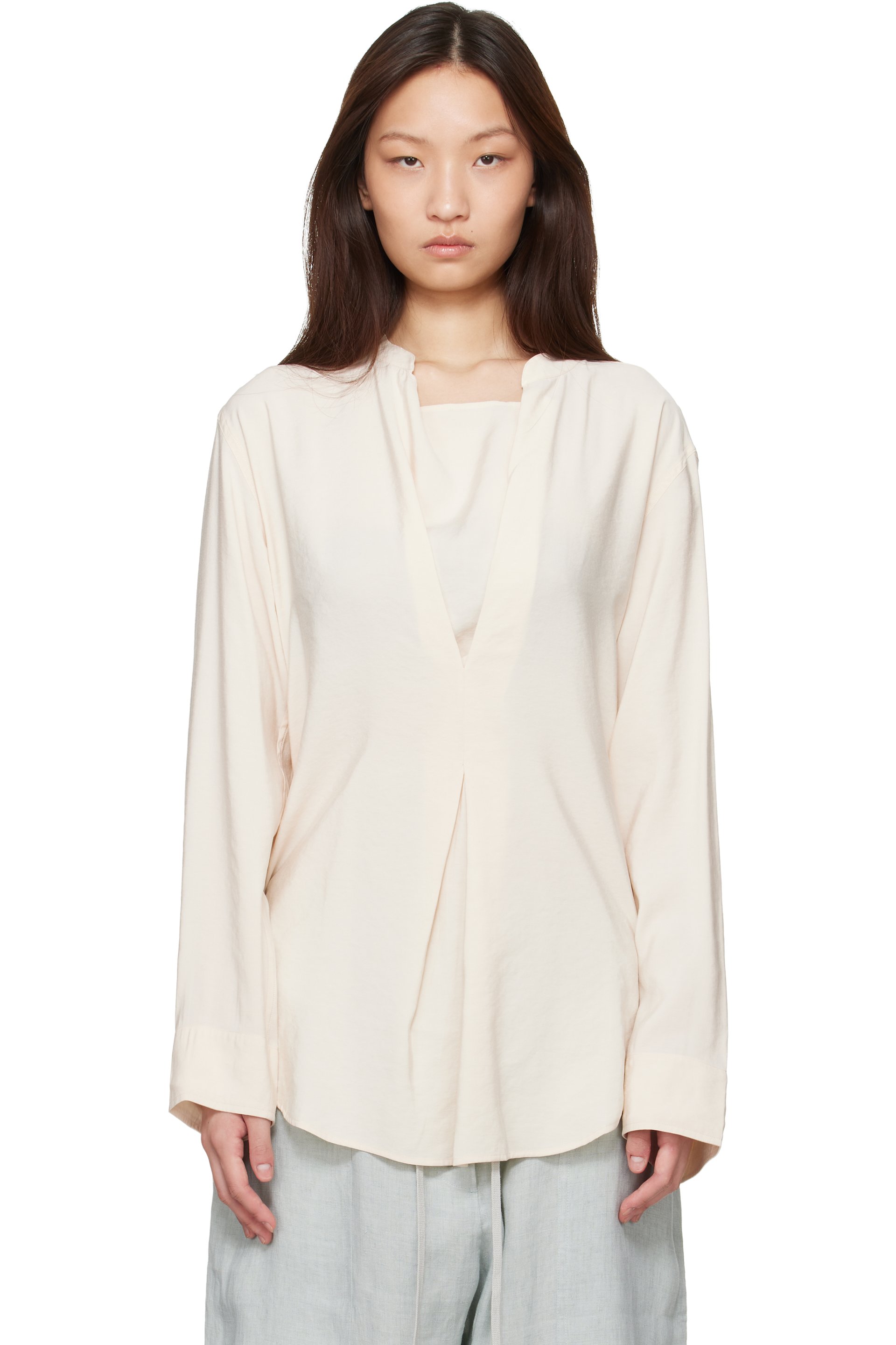 Studio Nicholson - Beige Pampa Blouse