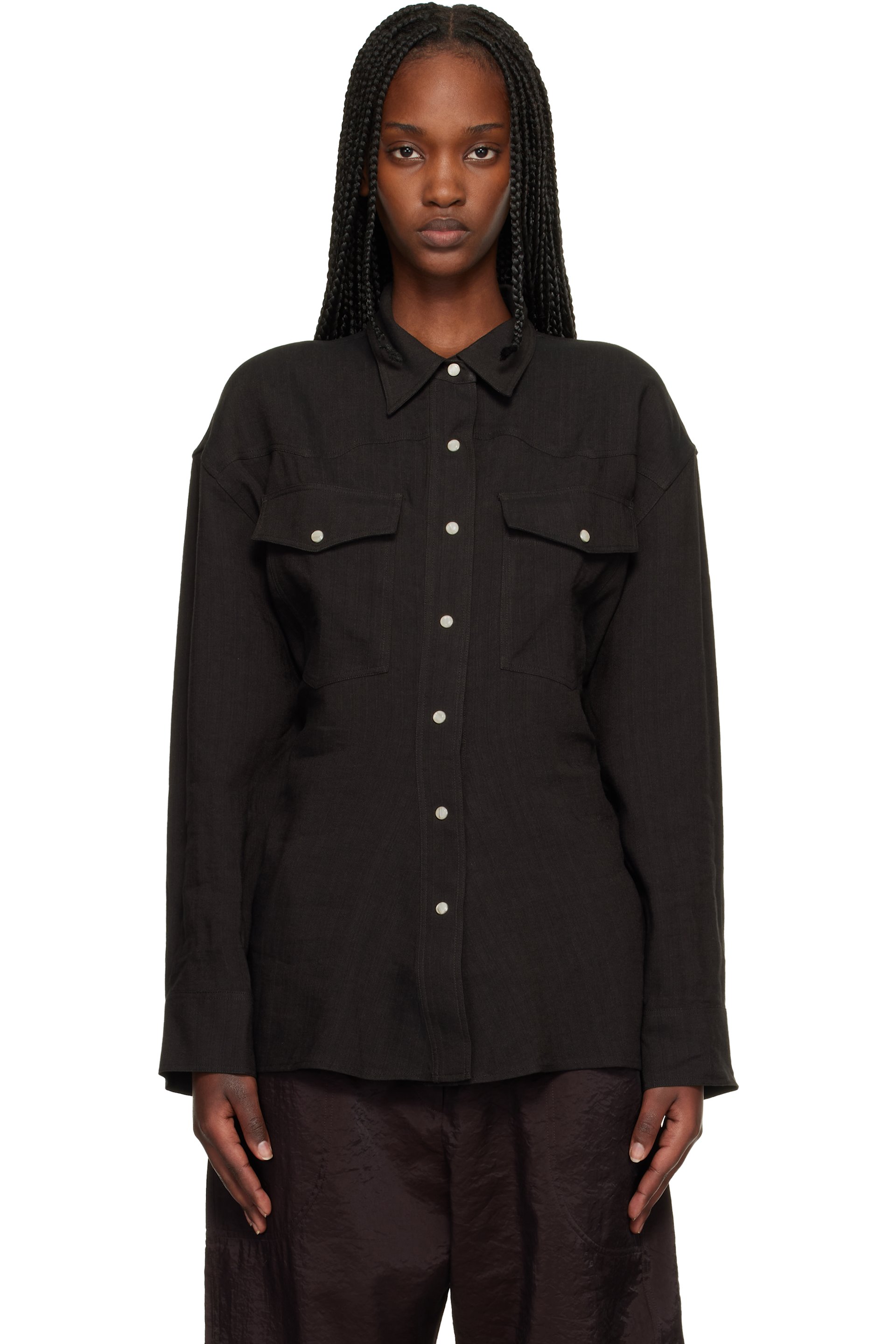Studio Nicholson - Brown Krauss Shirt