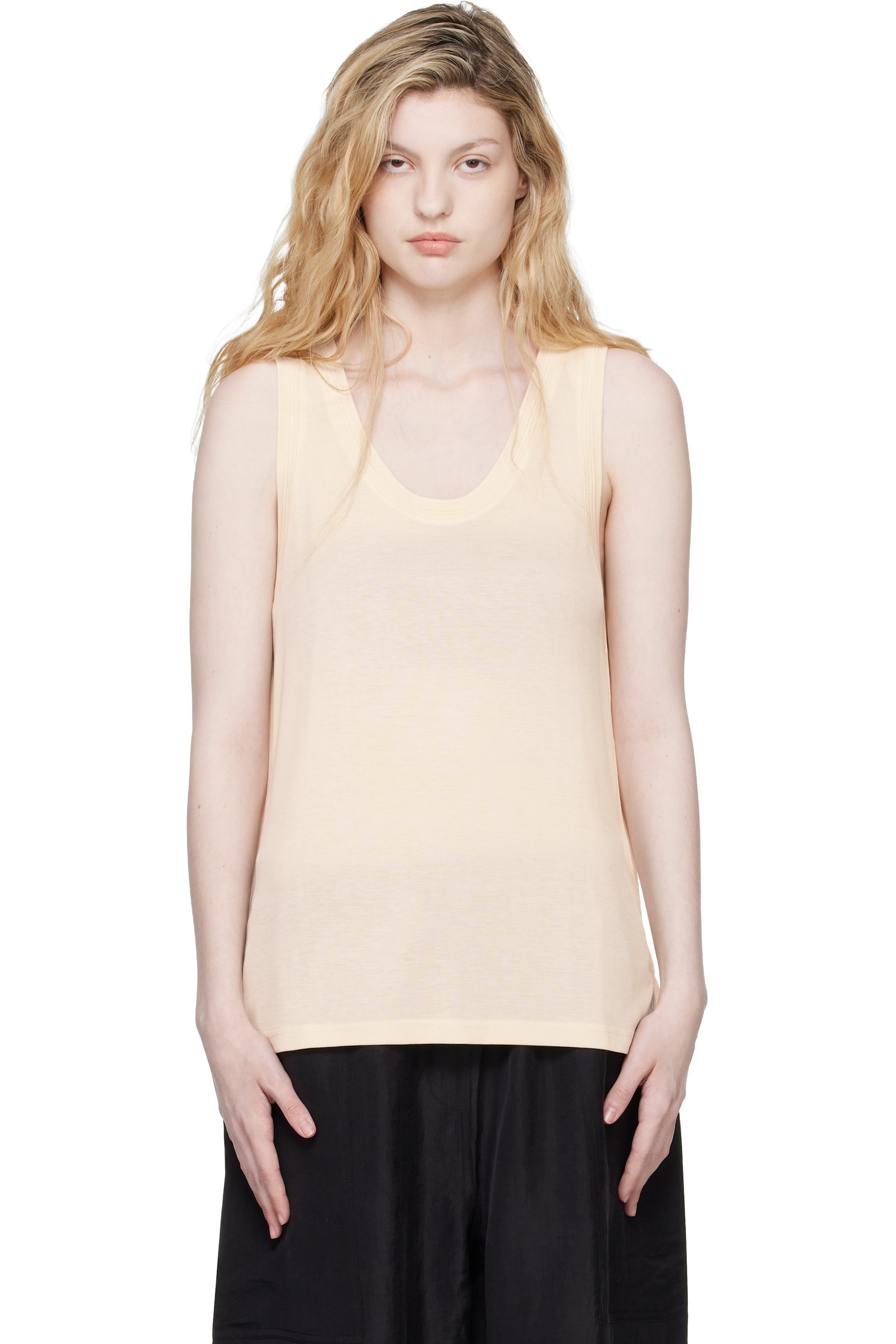 Studio Nicholson - Beige Votan Jersey Tank Top