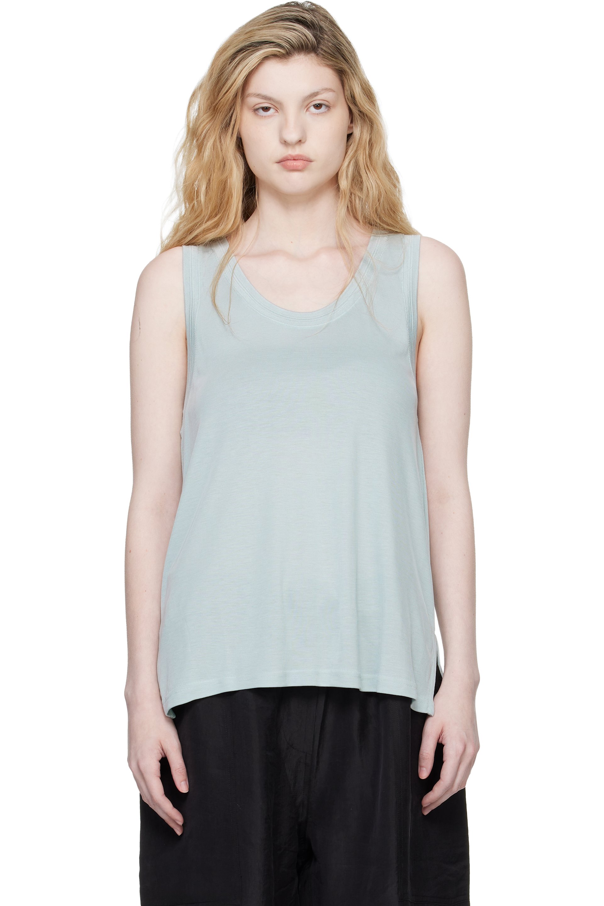 Studio Nicholson - Blue Votan Jersey Tank Top