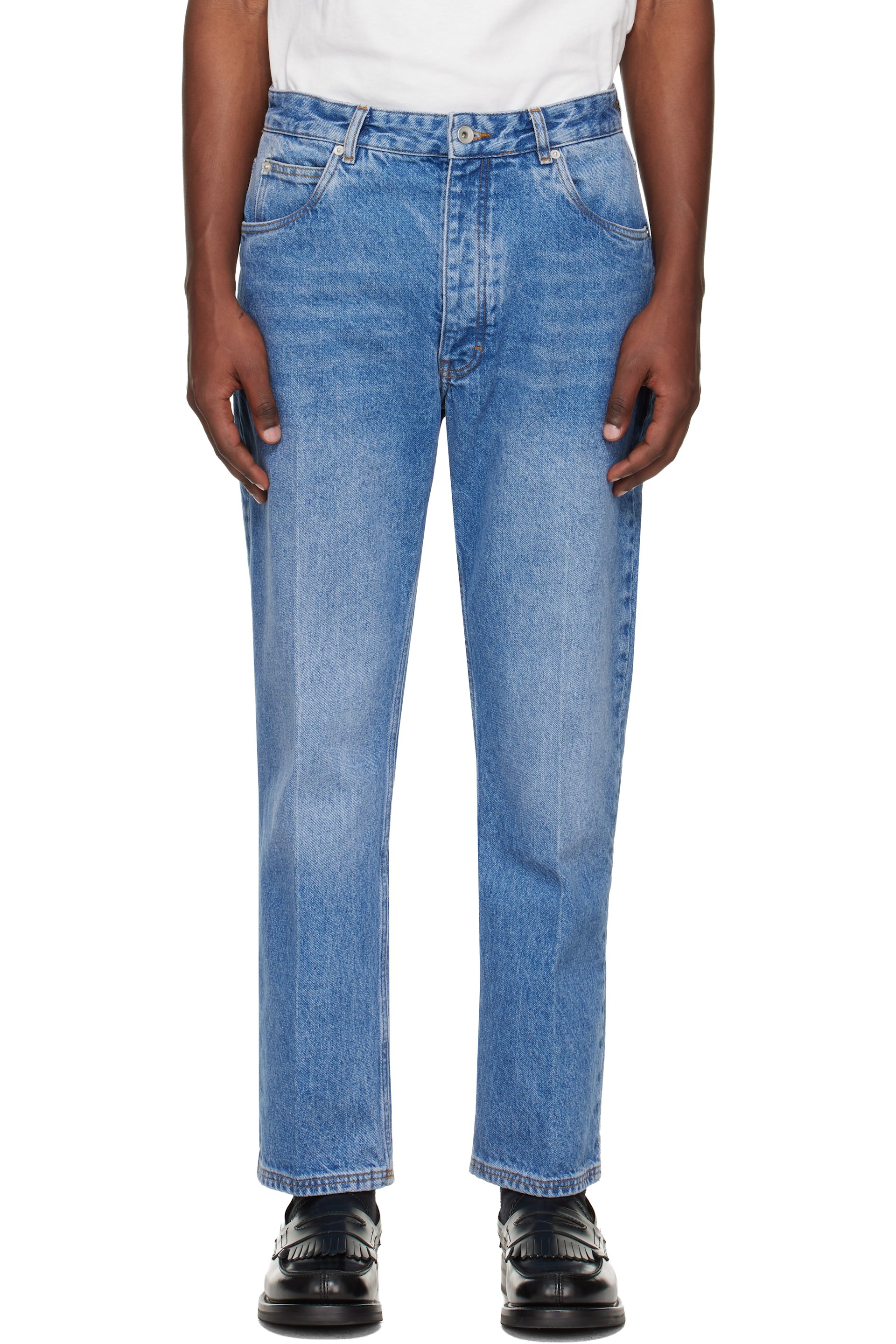 Studio Nicholson - Blue Windslow Denim Jeans