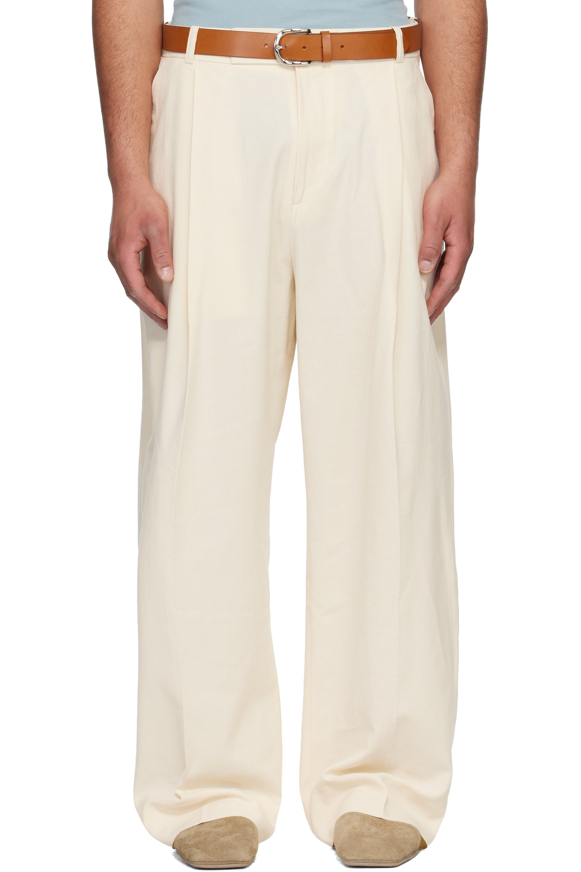 Studio Nicholson - Off-White Pull Trousers