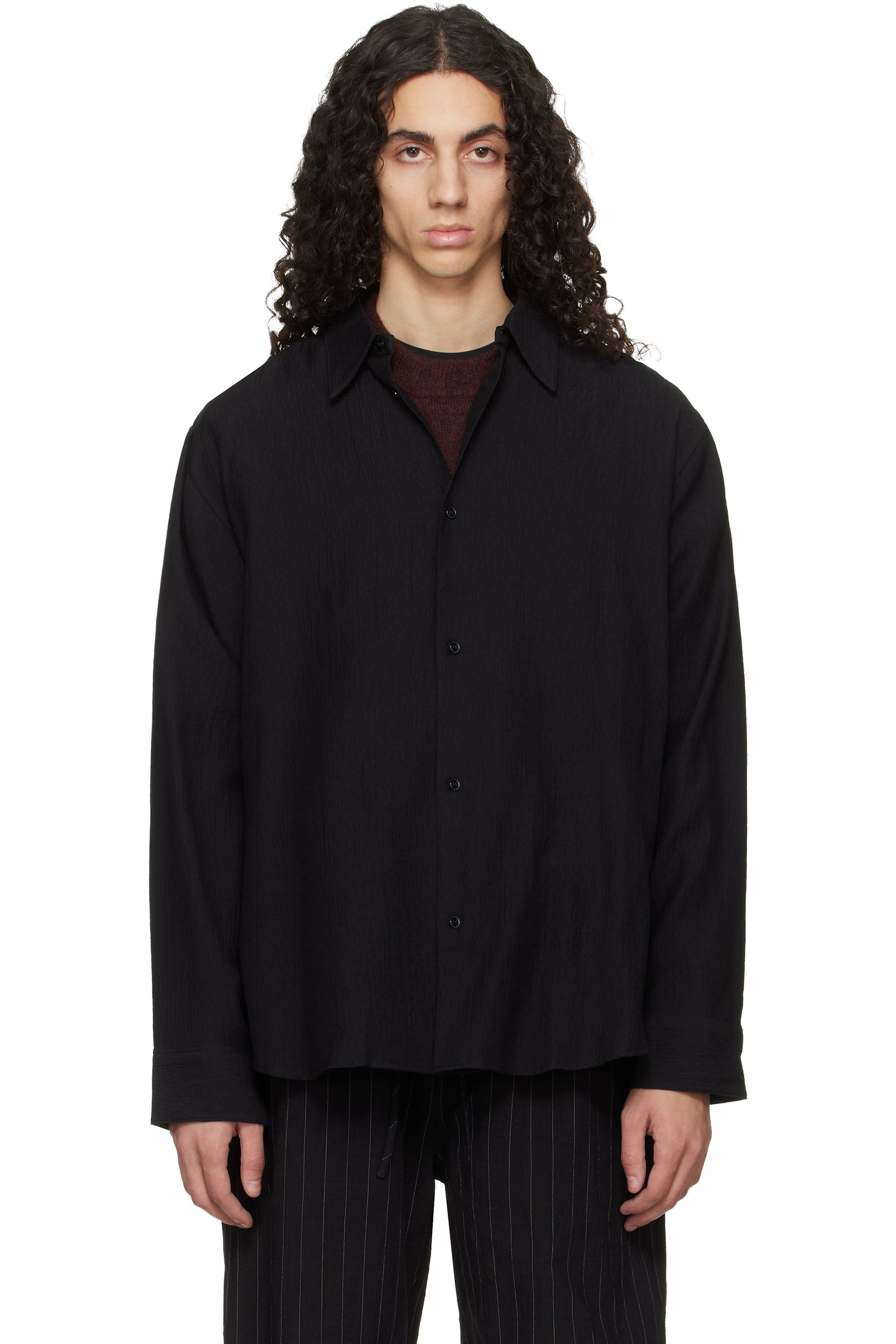 Studio Nicholson - Black View Shirt