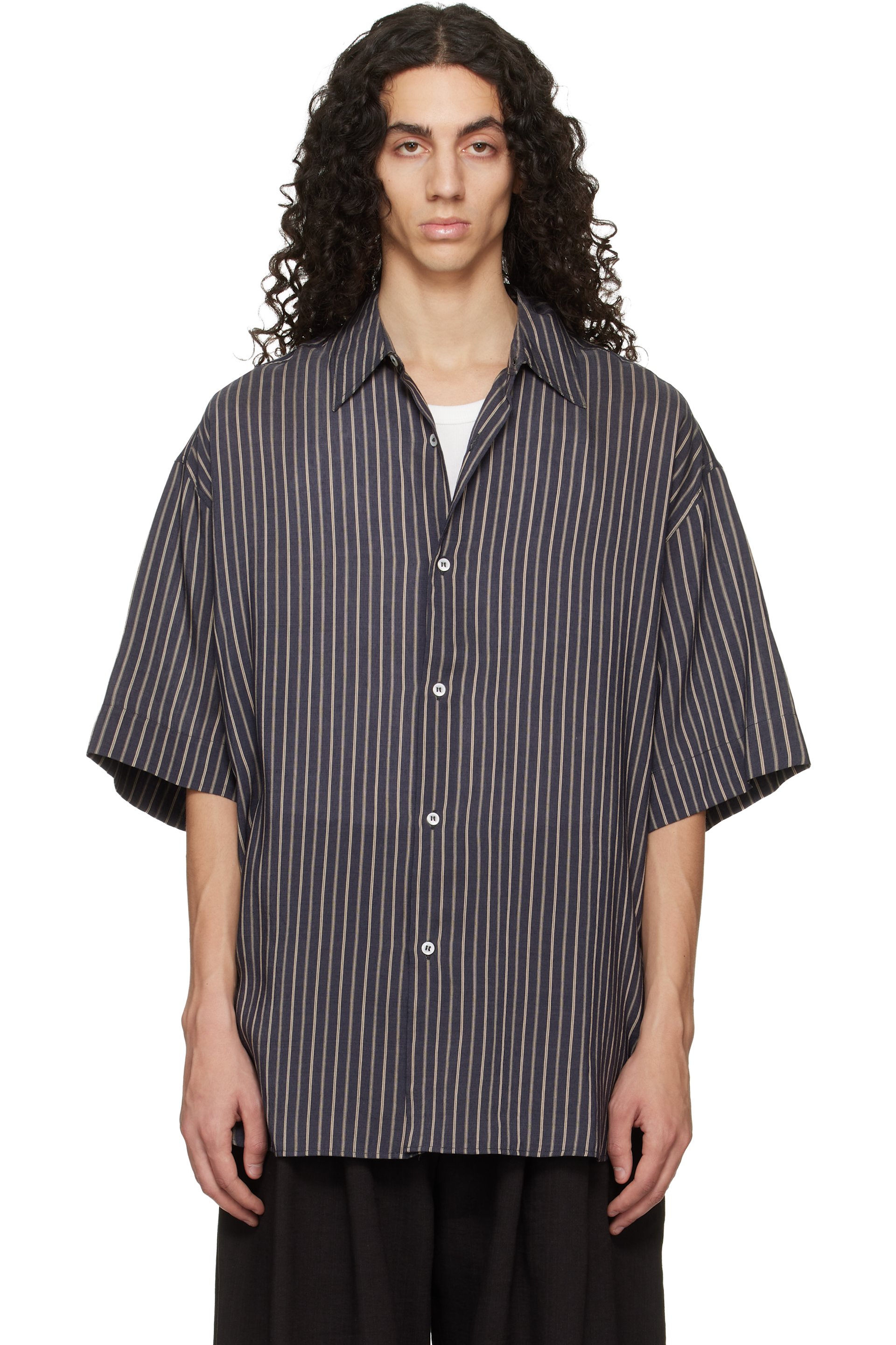 Studio Nicholson - Indigo Sorono Shirt