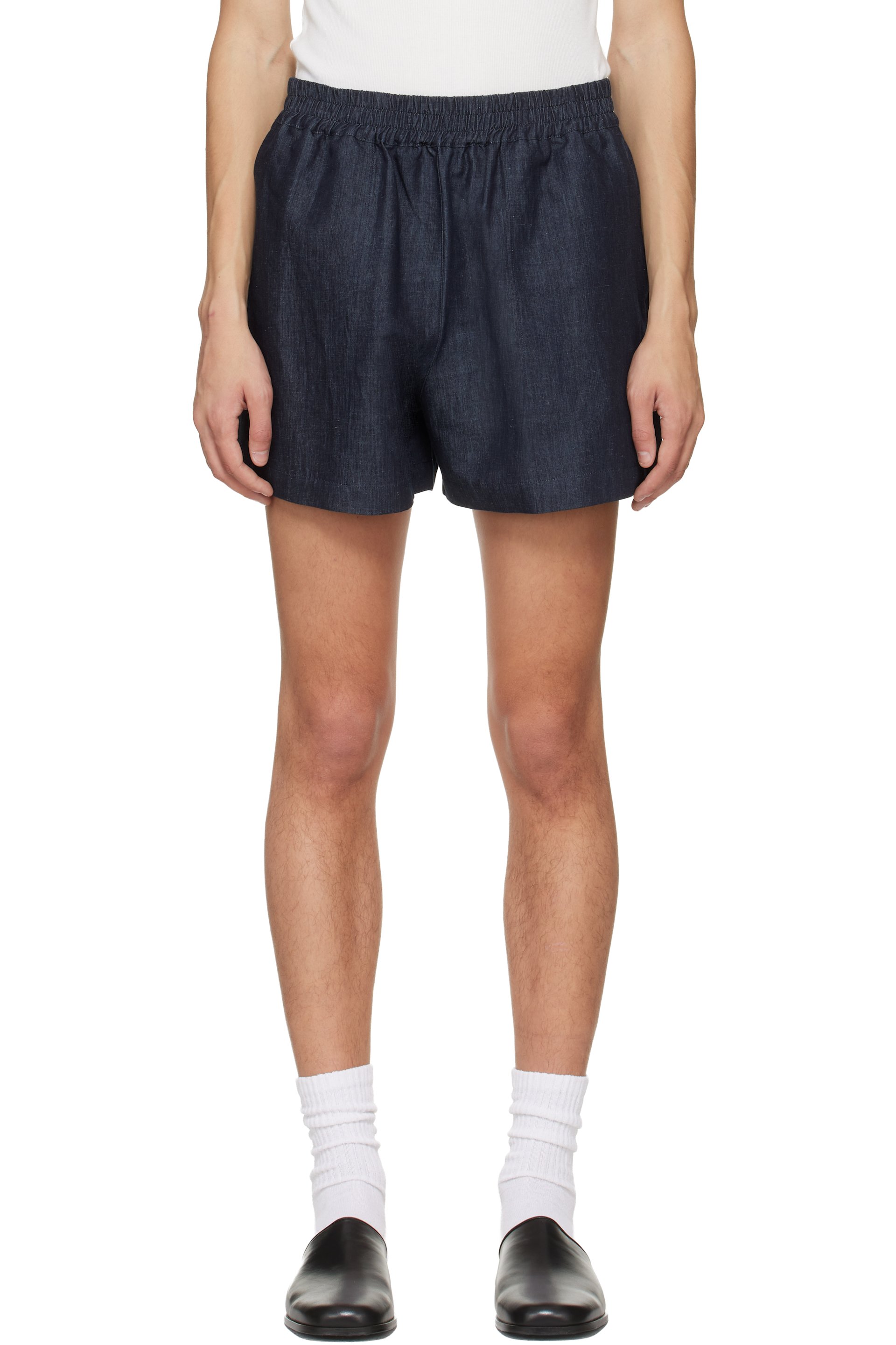 Studio Nicholson - Indigo Elio Shorts