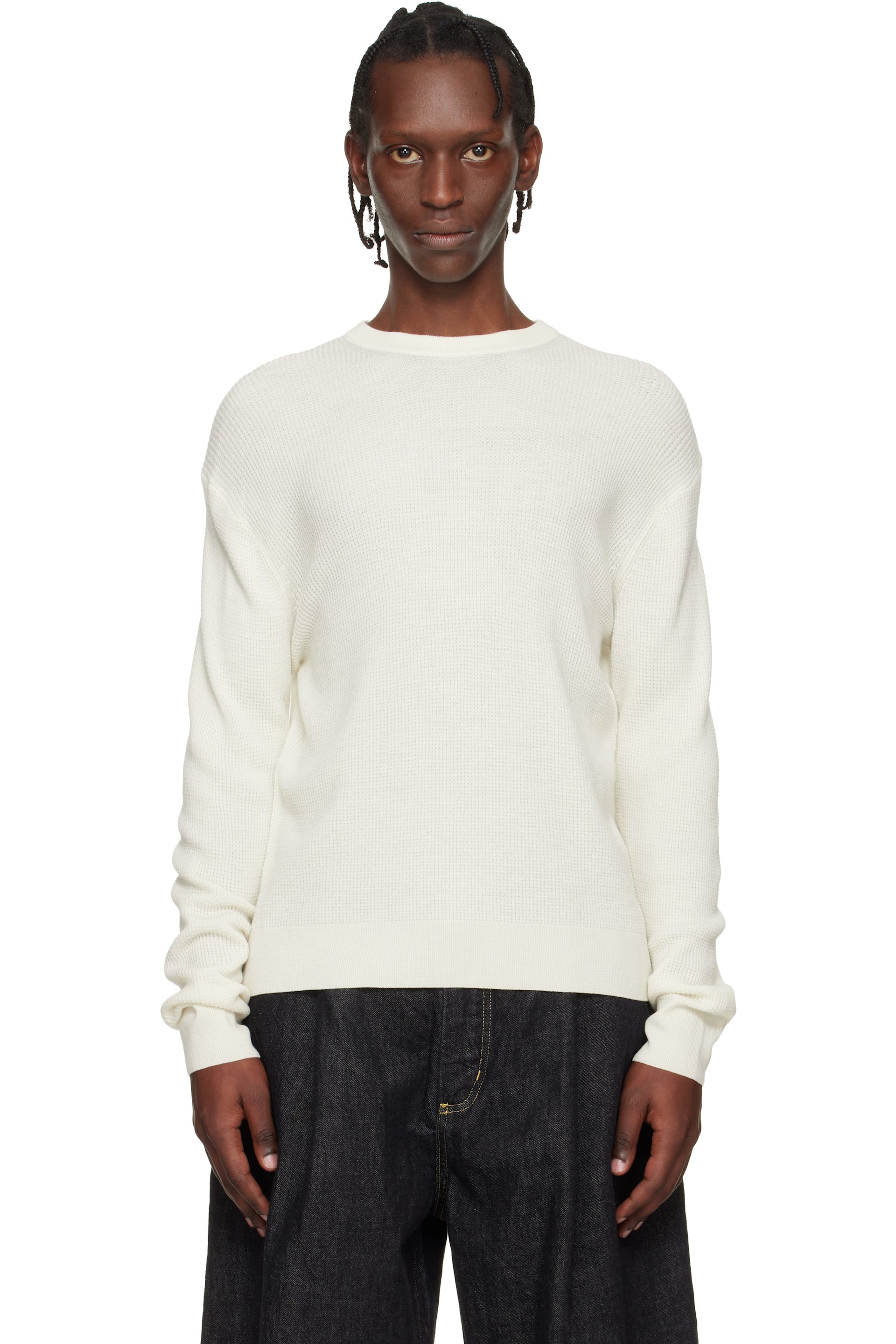 Studio Nicholson - Off-White Portland Knit Sweater