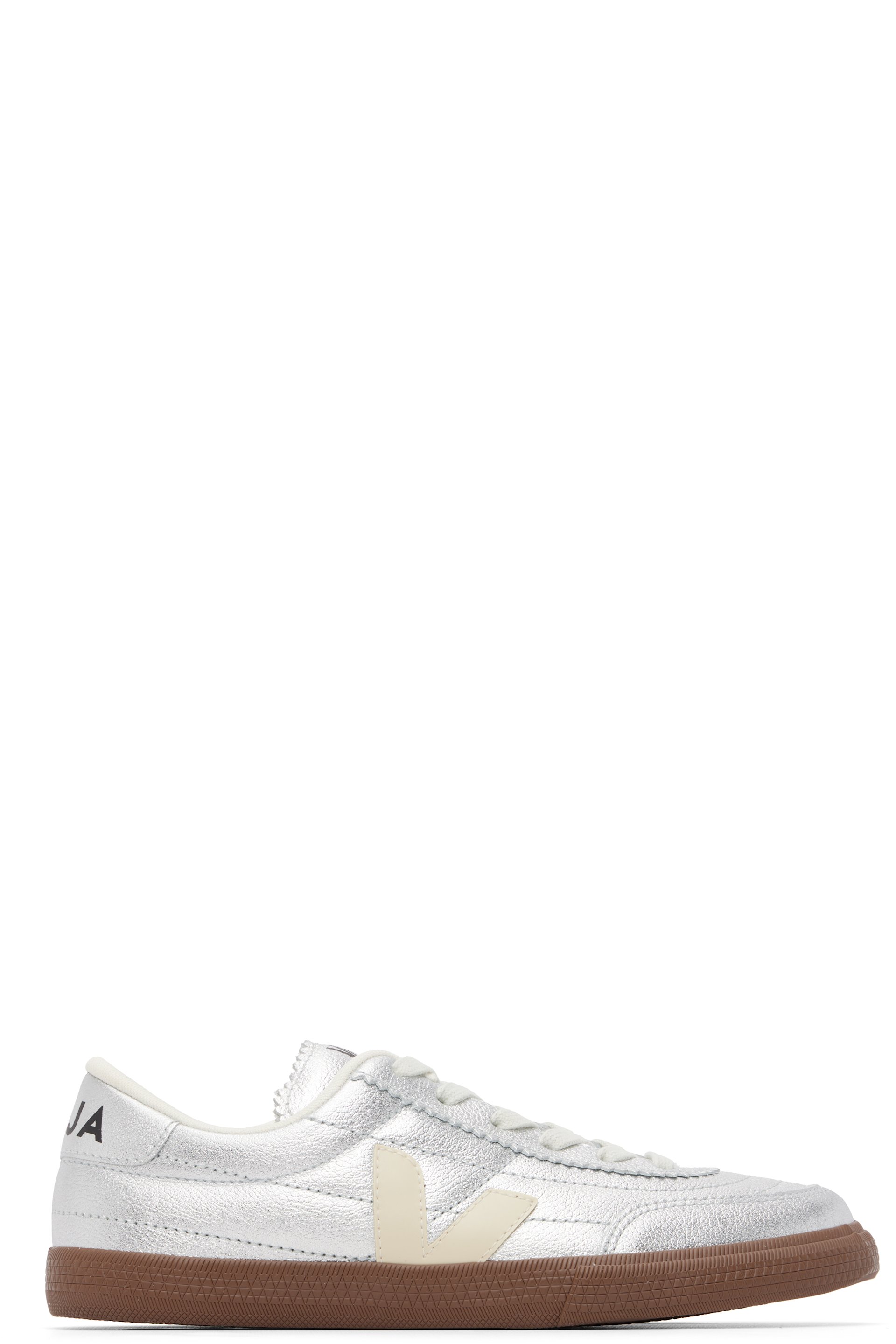 Veja - 银色 Paneka Leather 运动鞋