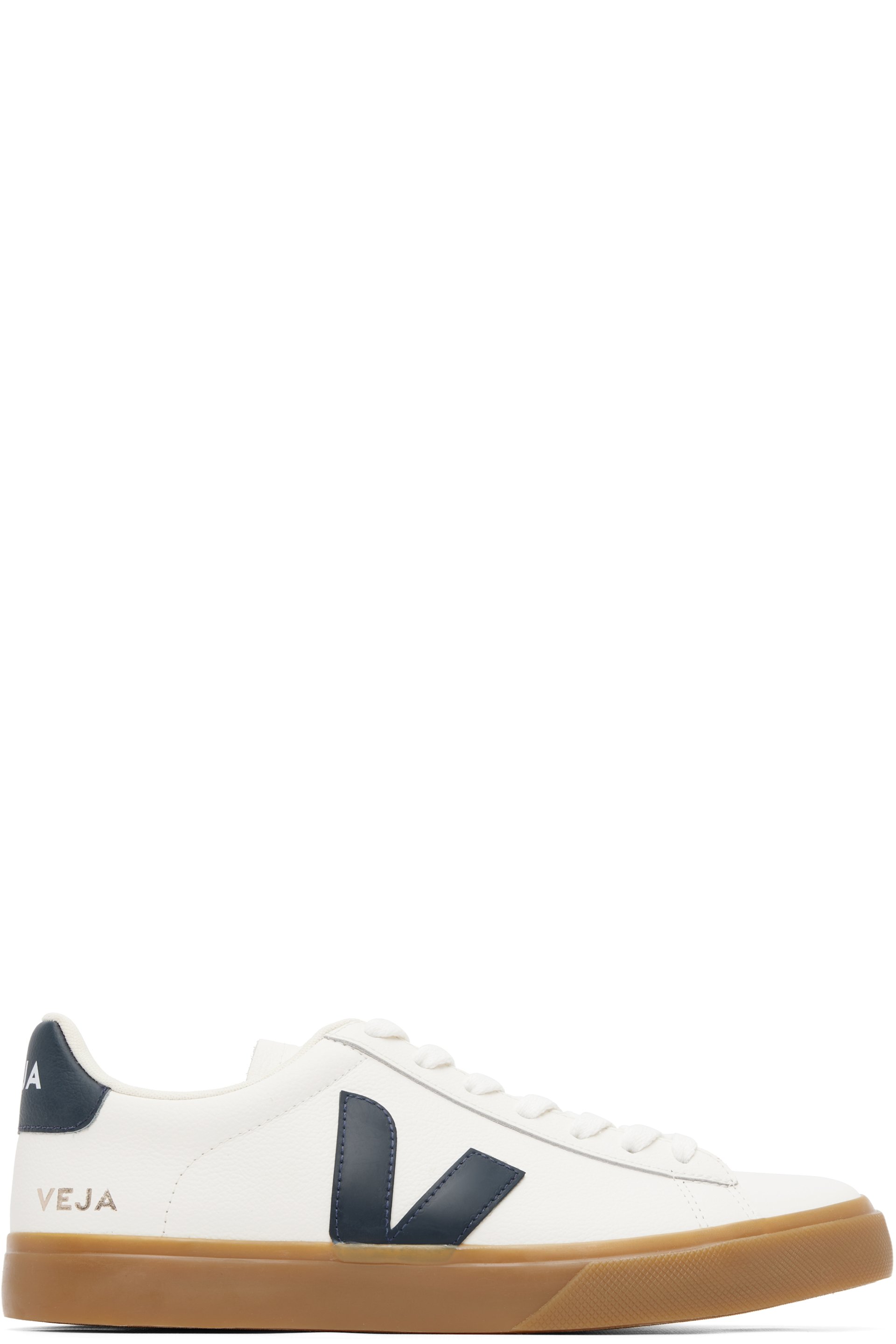 VEJA - Off-White Campo Leather Sneakers