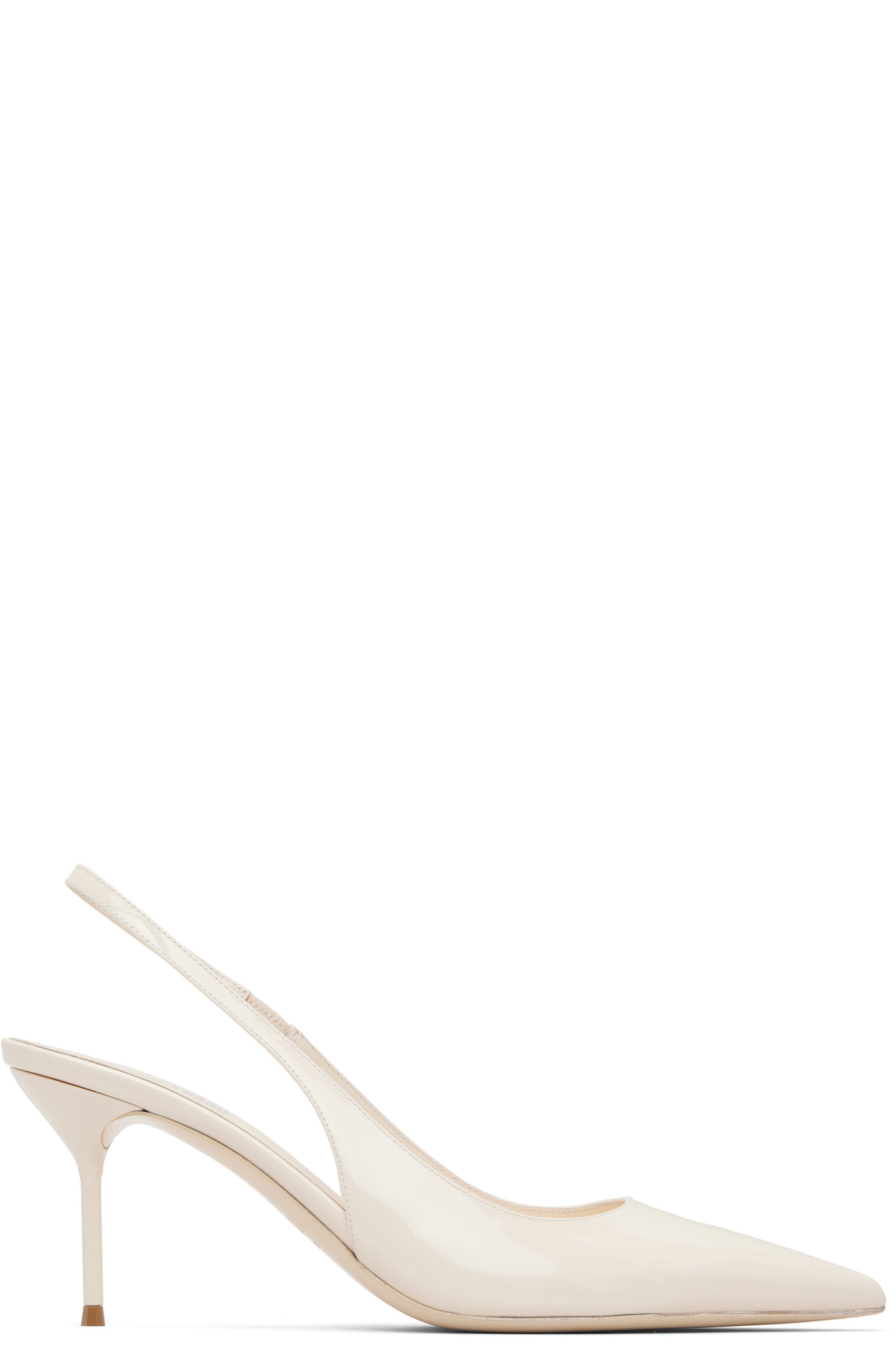 Paris Texas - Chaussures à talon Lidia 70 blanc cassé à bride arrière