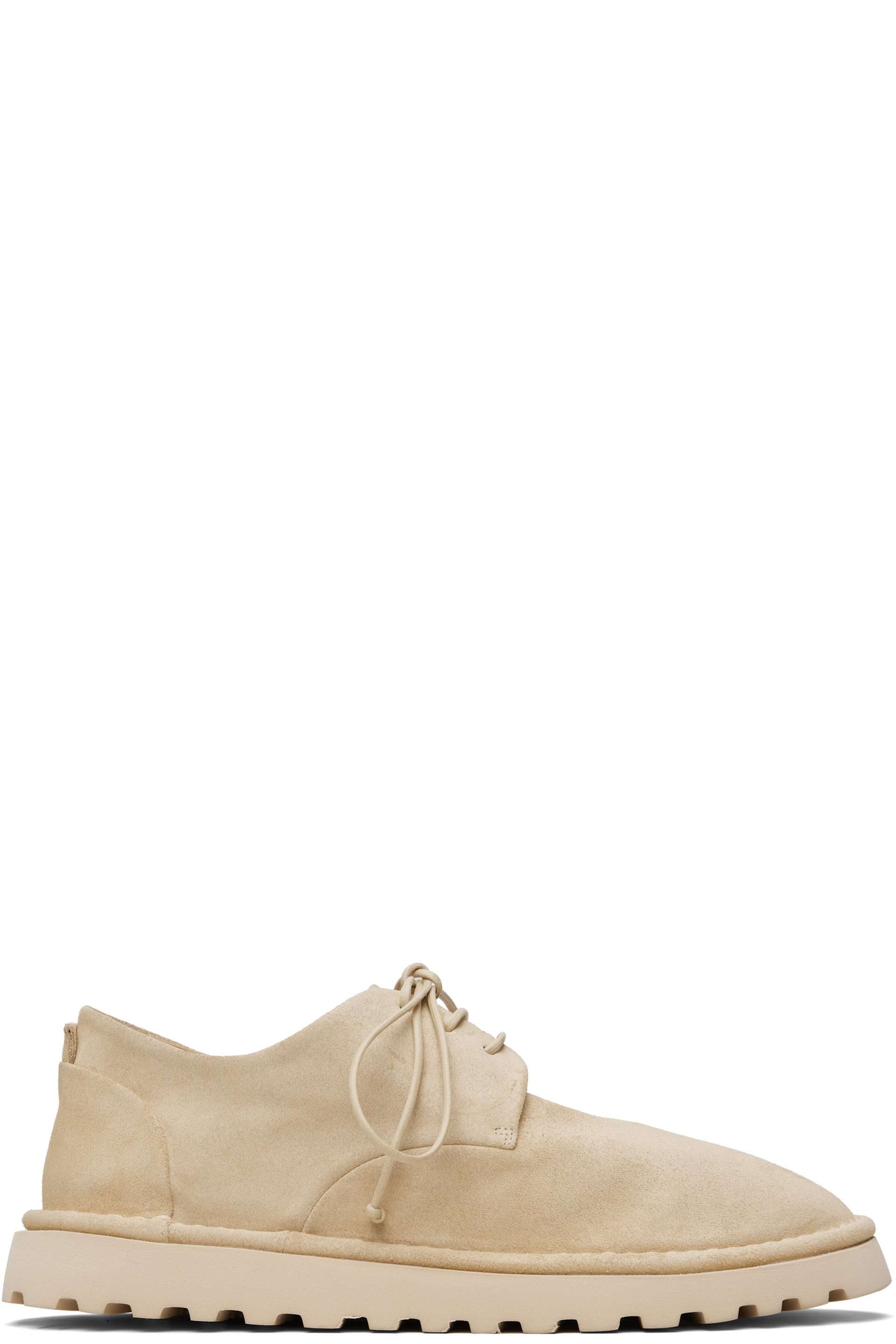 Marsèll Gomme - Beige Sancrispa Alta Pomice Leather Derbys