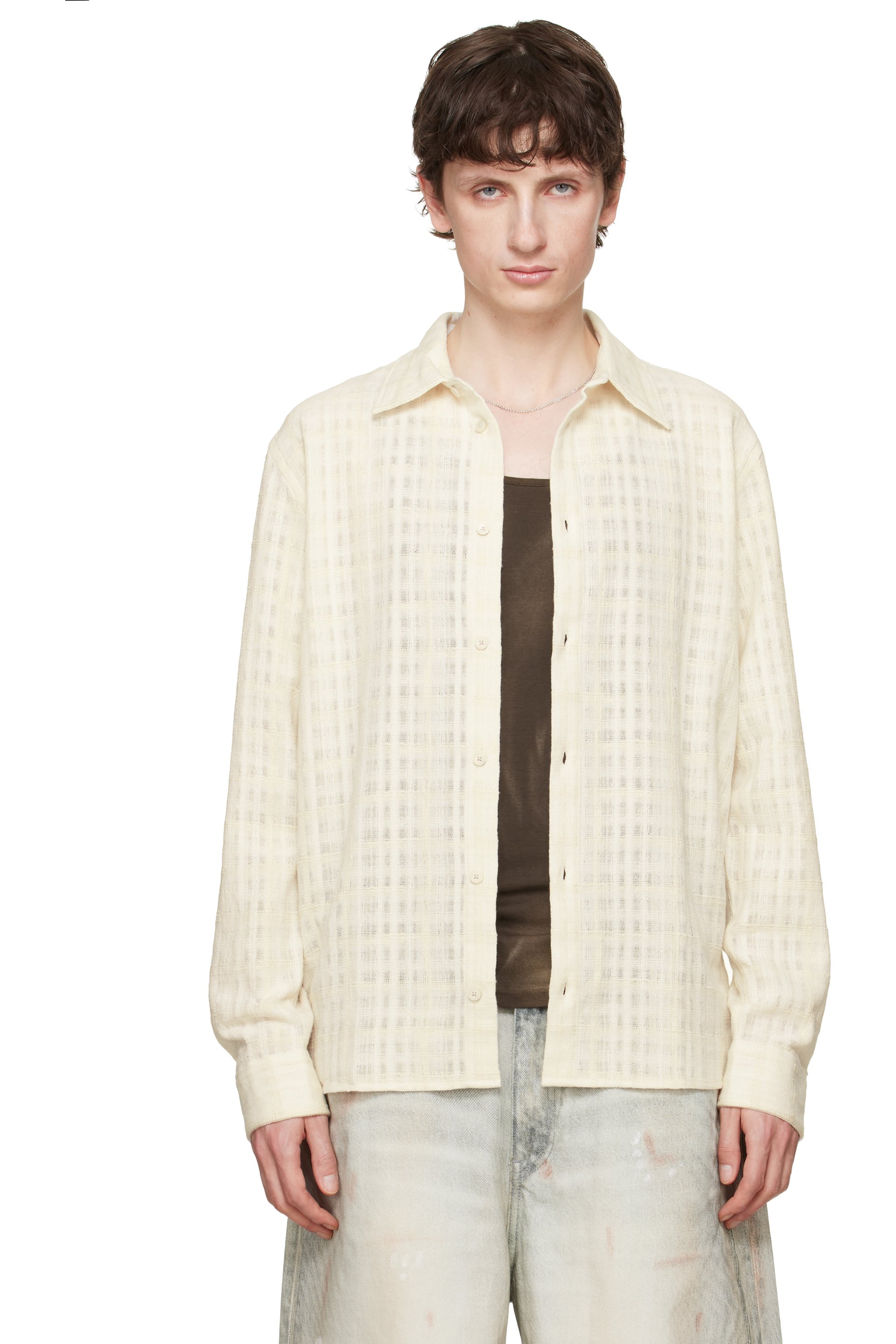 Won Hundred - Chemise Adriel blanc cassé