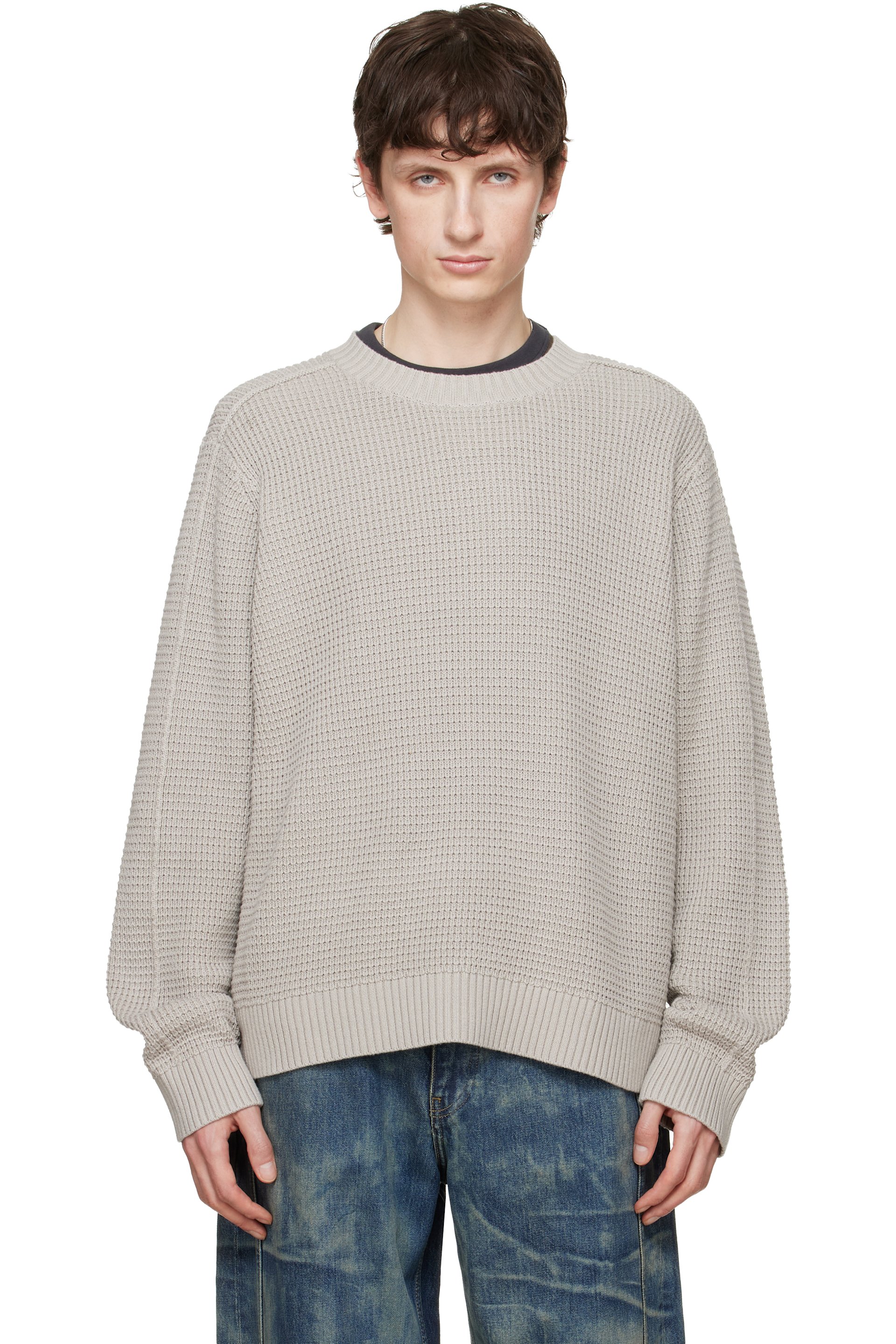 Won Hundred - Pull Bently gris en tricot