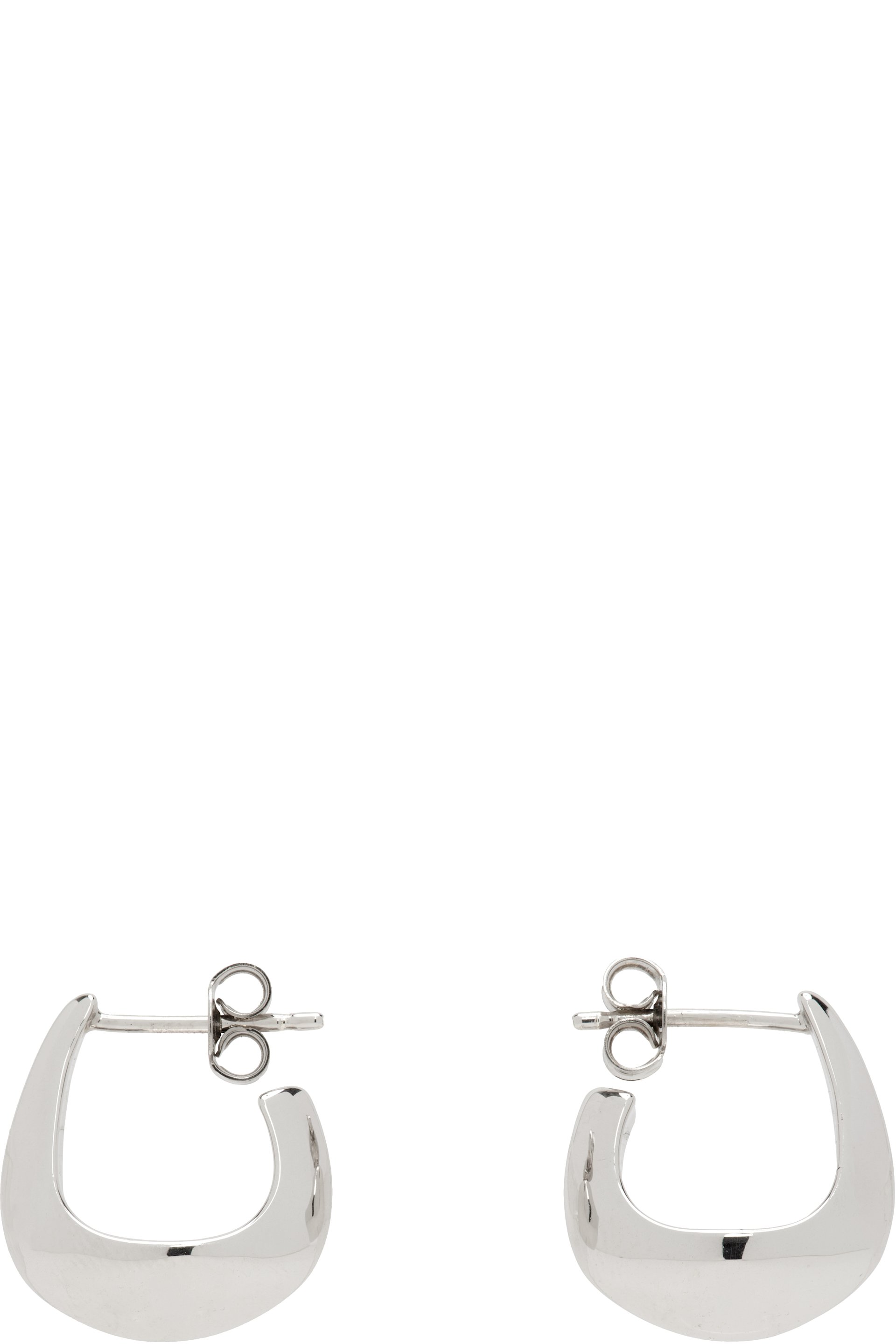 LEMAIRE - Mini boucles d'oreilles en forme de goutte incurvées