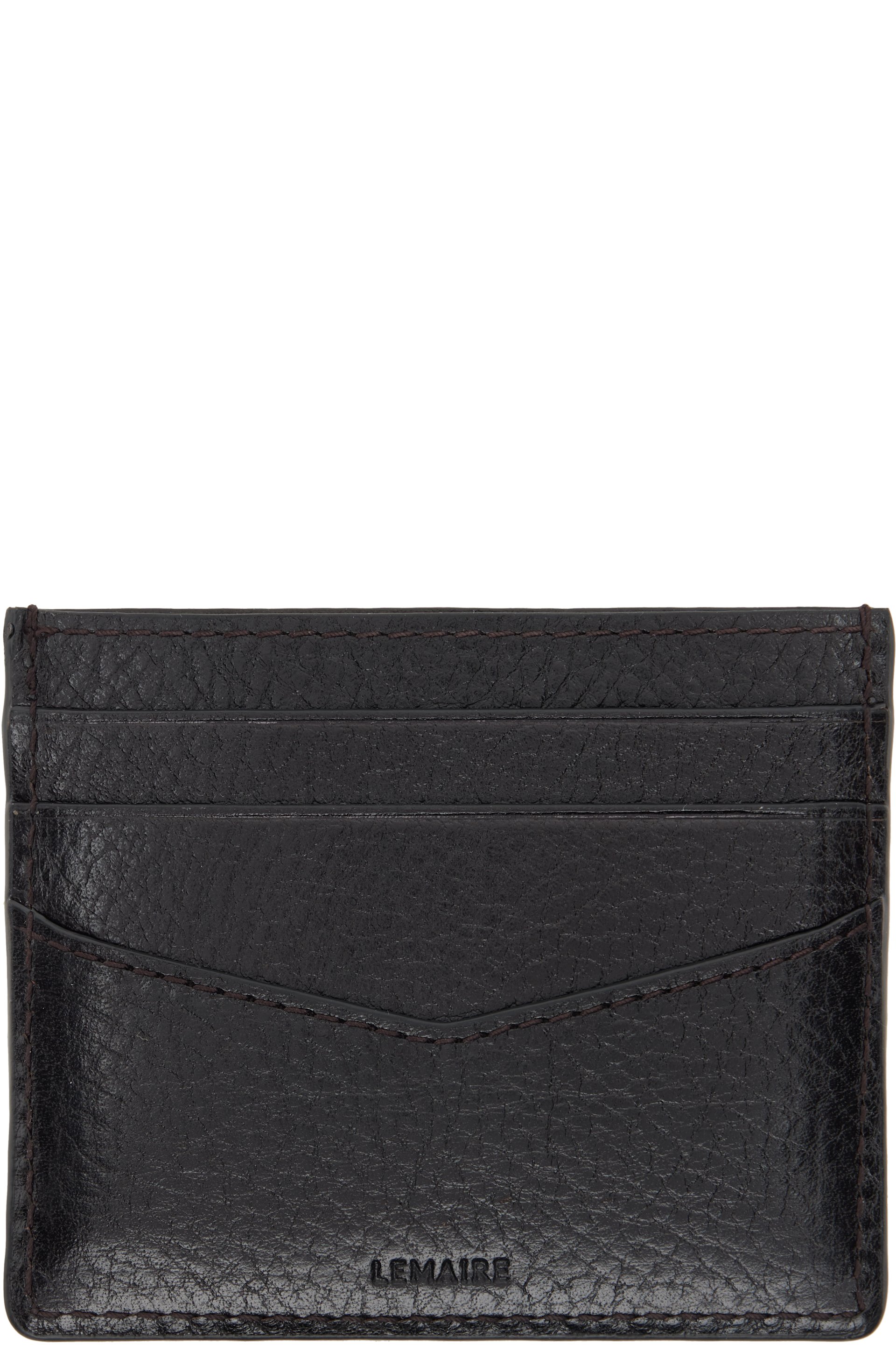 LEMAIRE - Brown Gear Card Holder