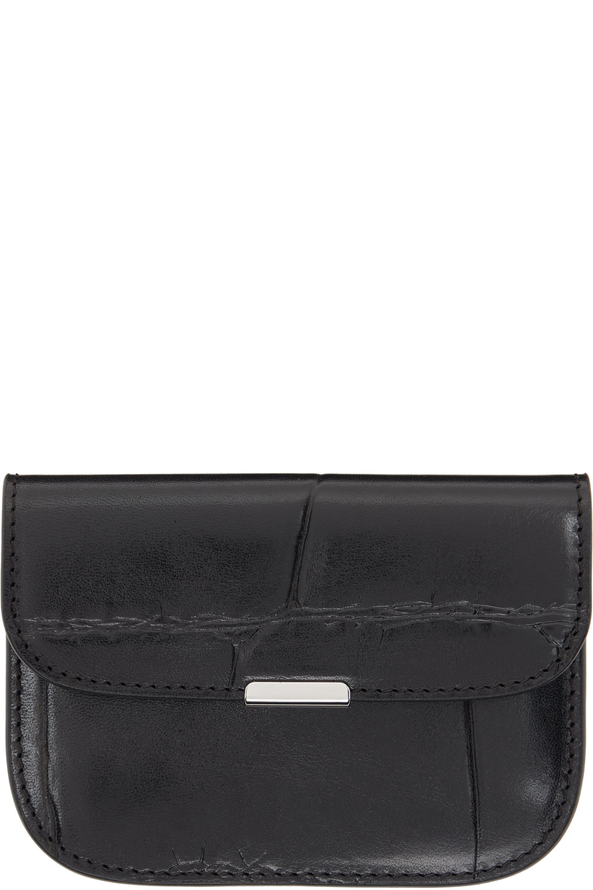LEMAIRE - Brown Soft Tab Card Holder