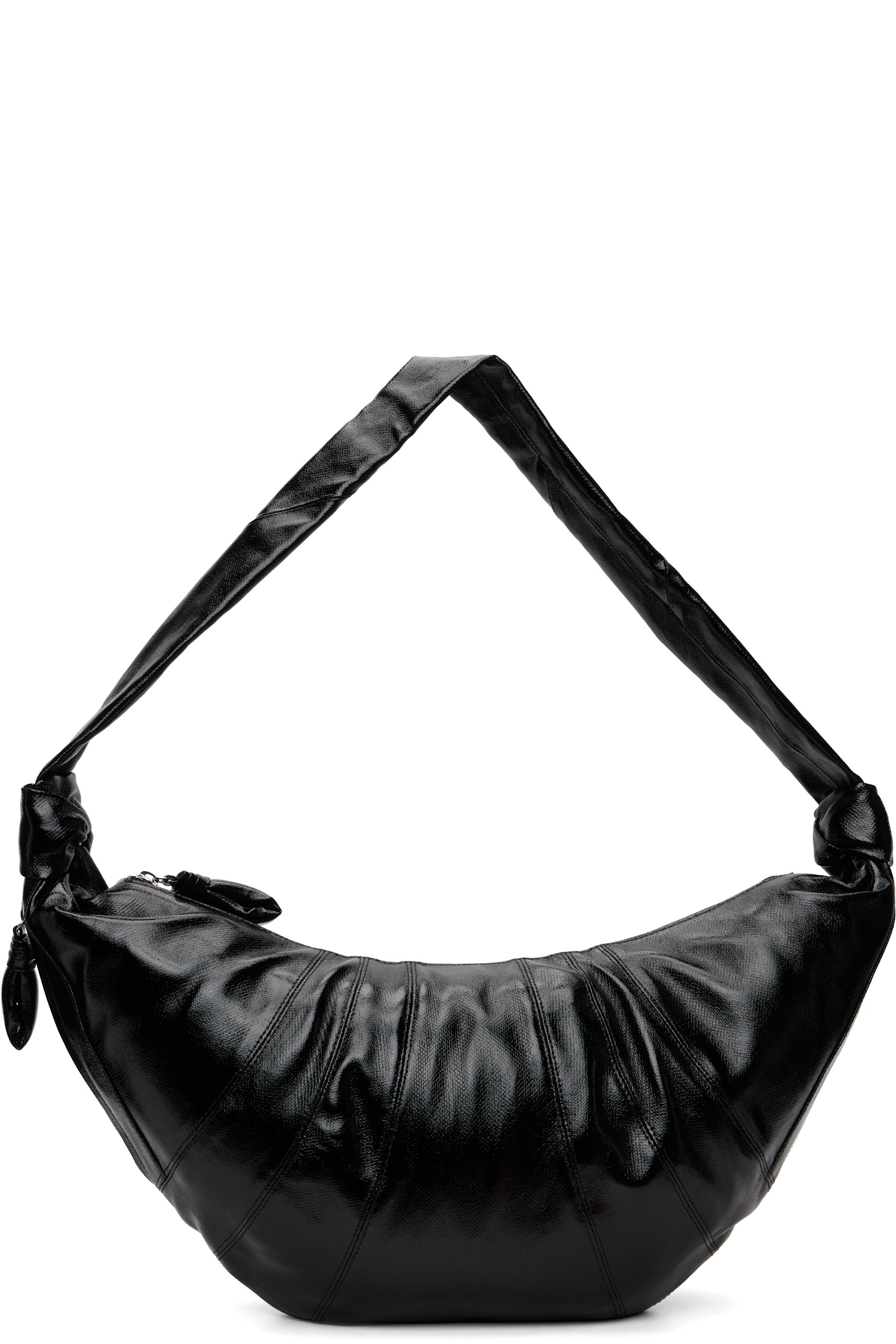 LEMAIRE - Grand sac Croissant noir