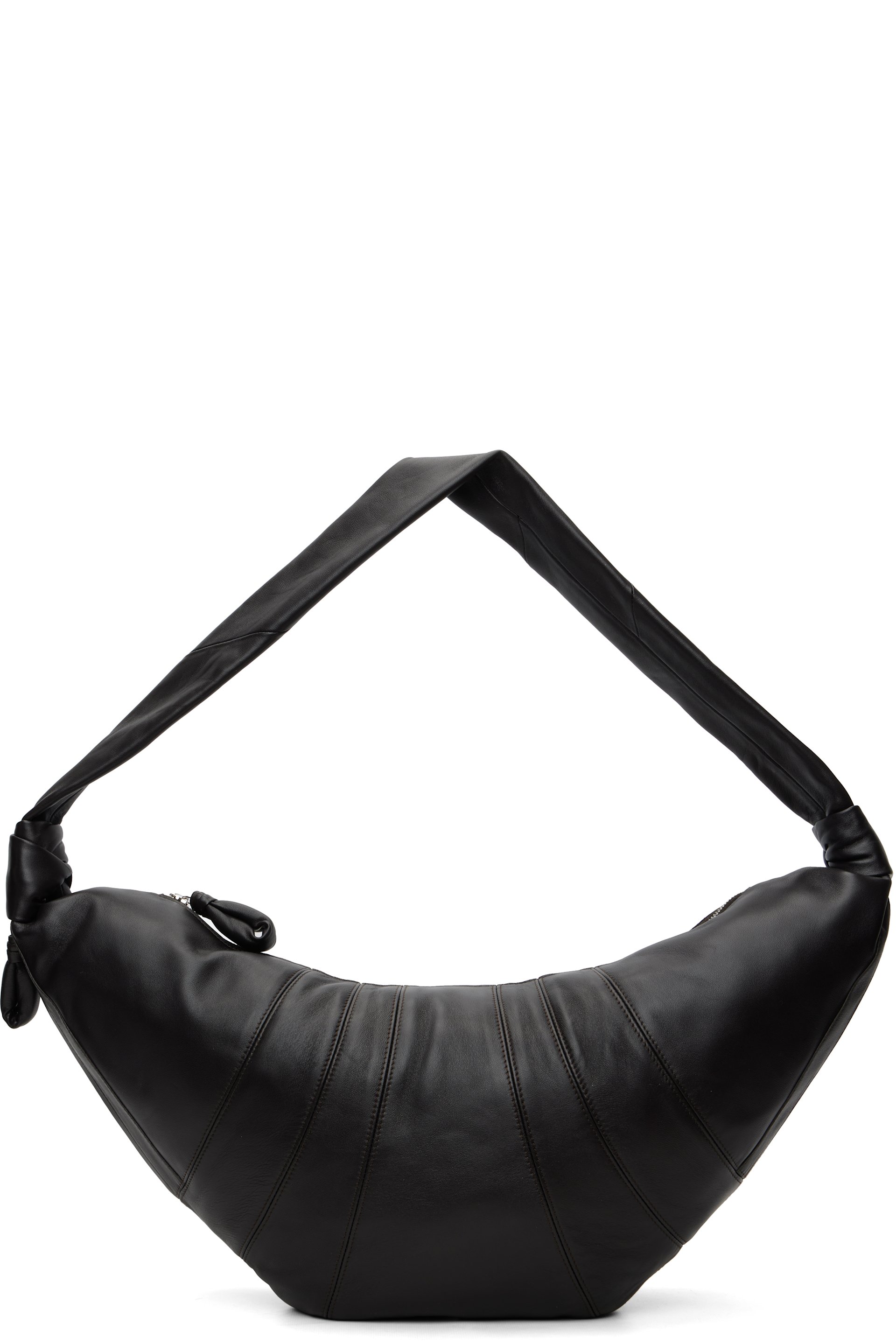 LEMAIRE - Grand sac Croissant brun
