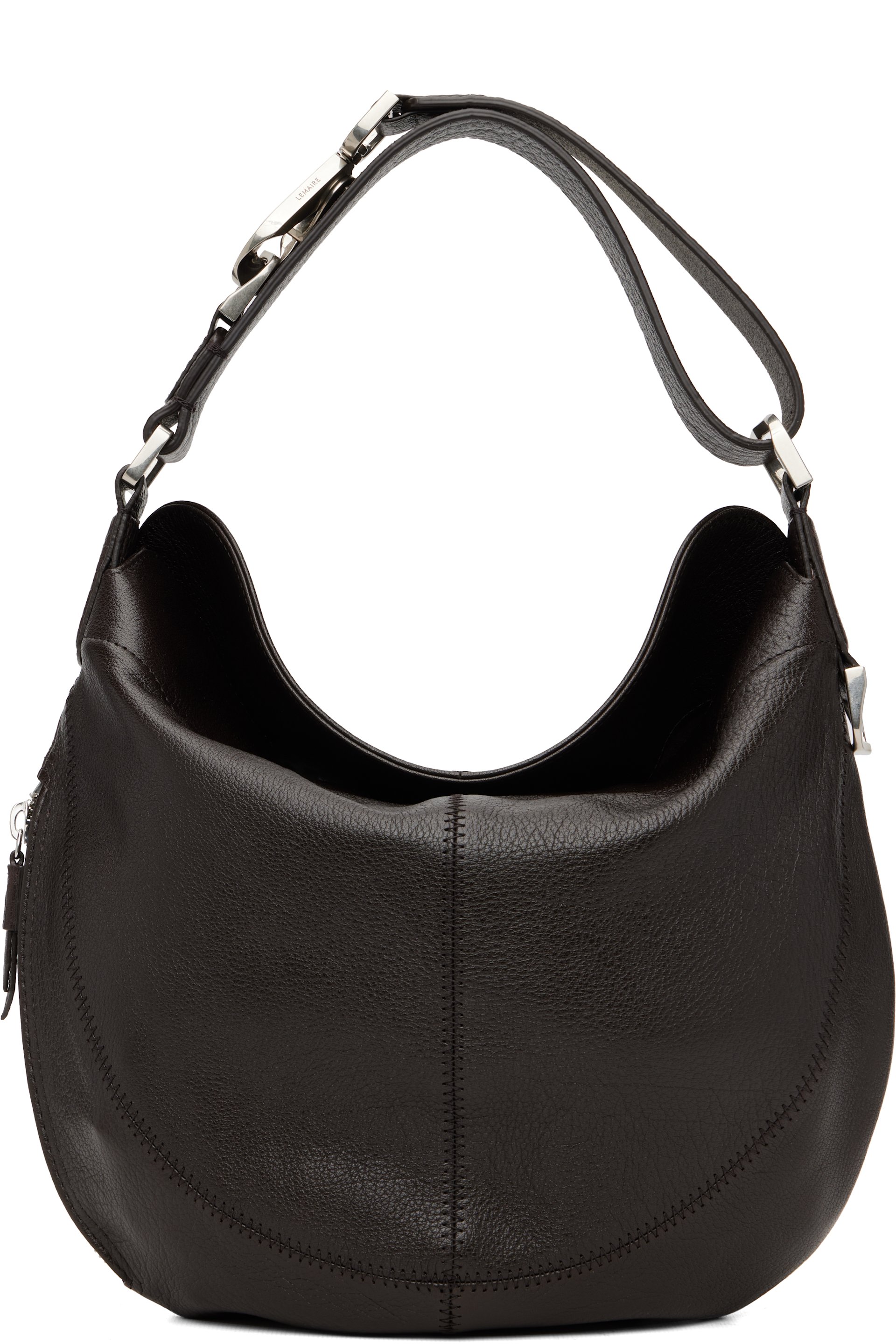 LEMAIRE - Sac Quiver Clip brun