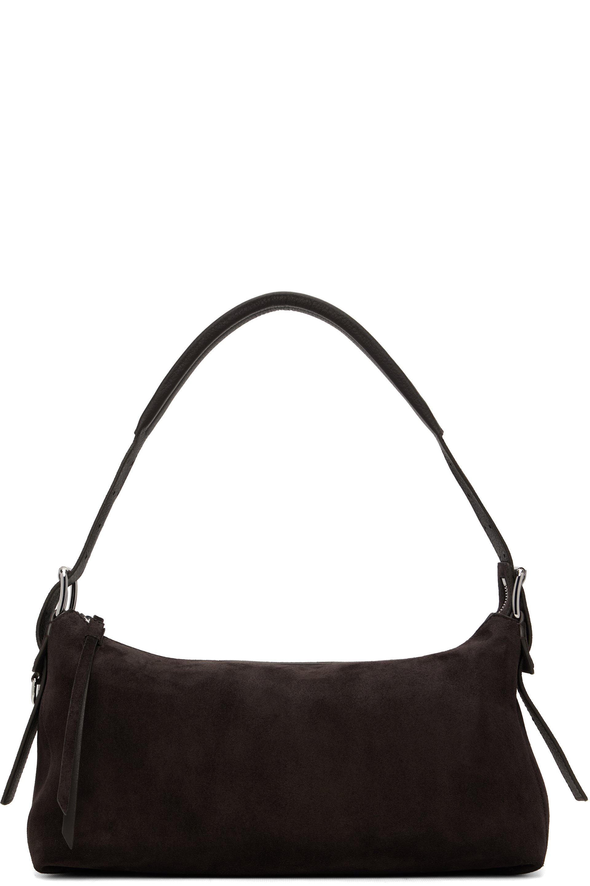 LEMAIRE - Sac baguette brun à anse de style ceinture