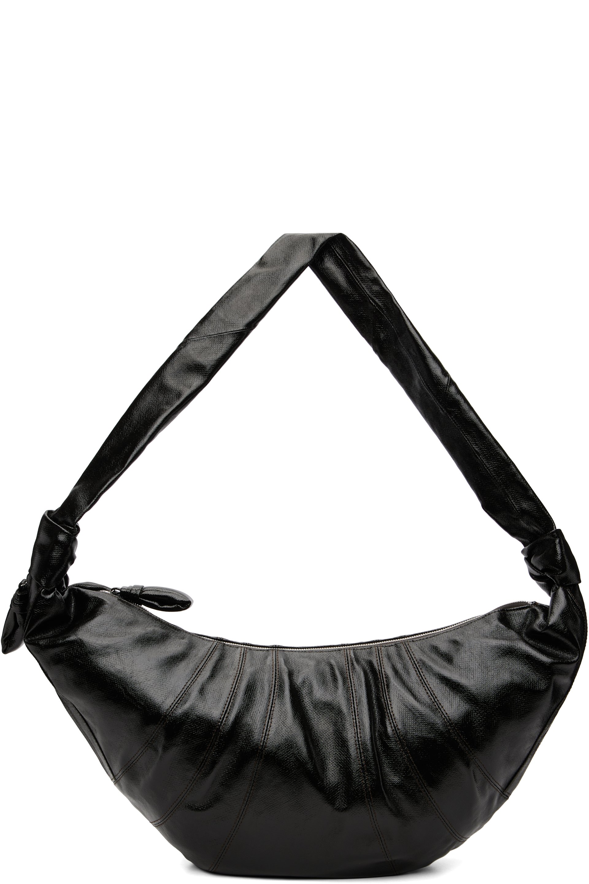 LEMAIRE - Grand sac Croissant brun