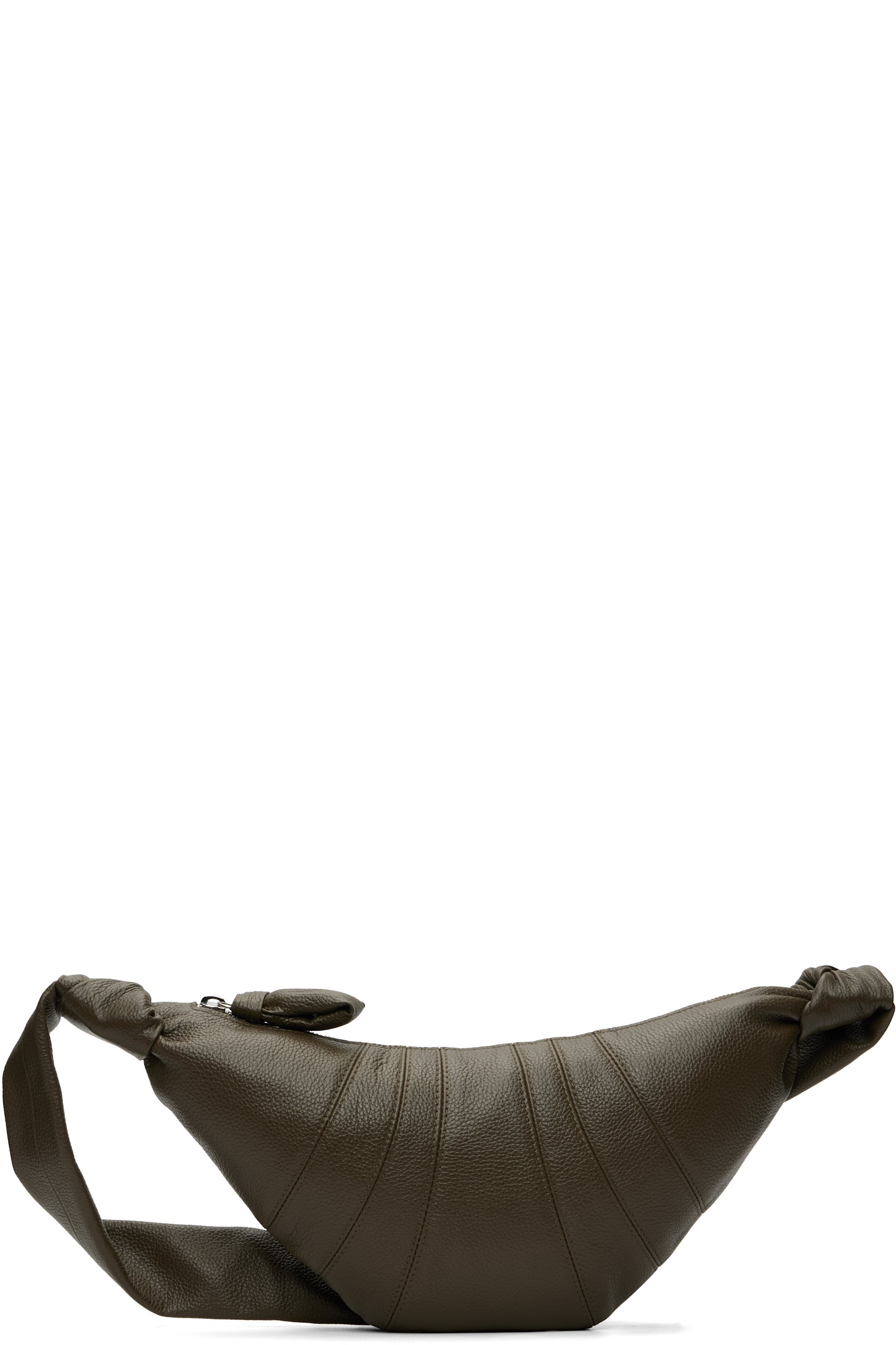 LEMAIRE - Petit sac Croissant kaki