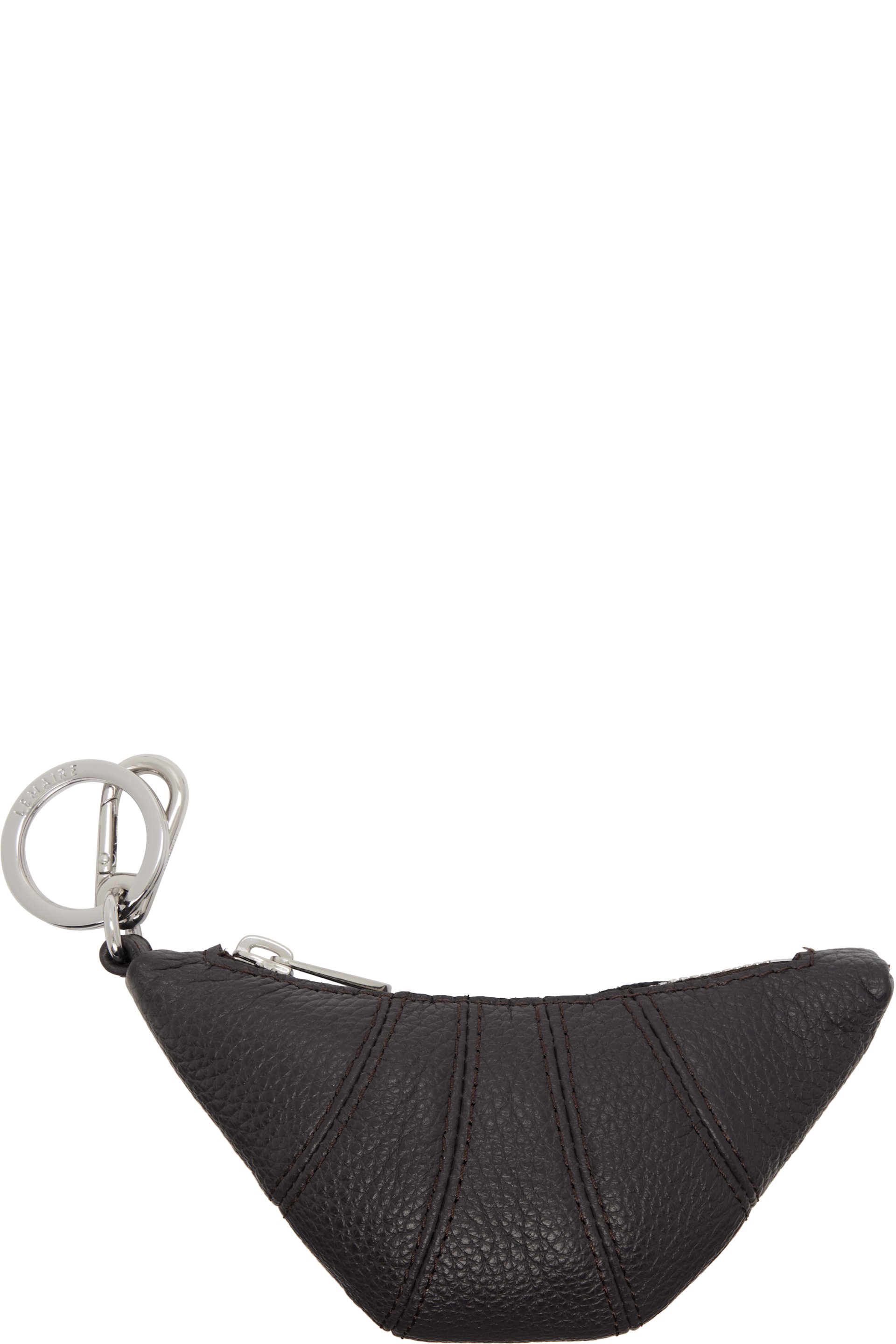 LEMAIRE - Brown Mini Croissant Keychain