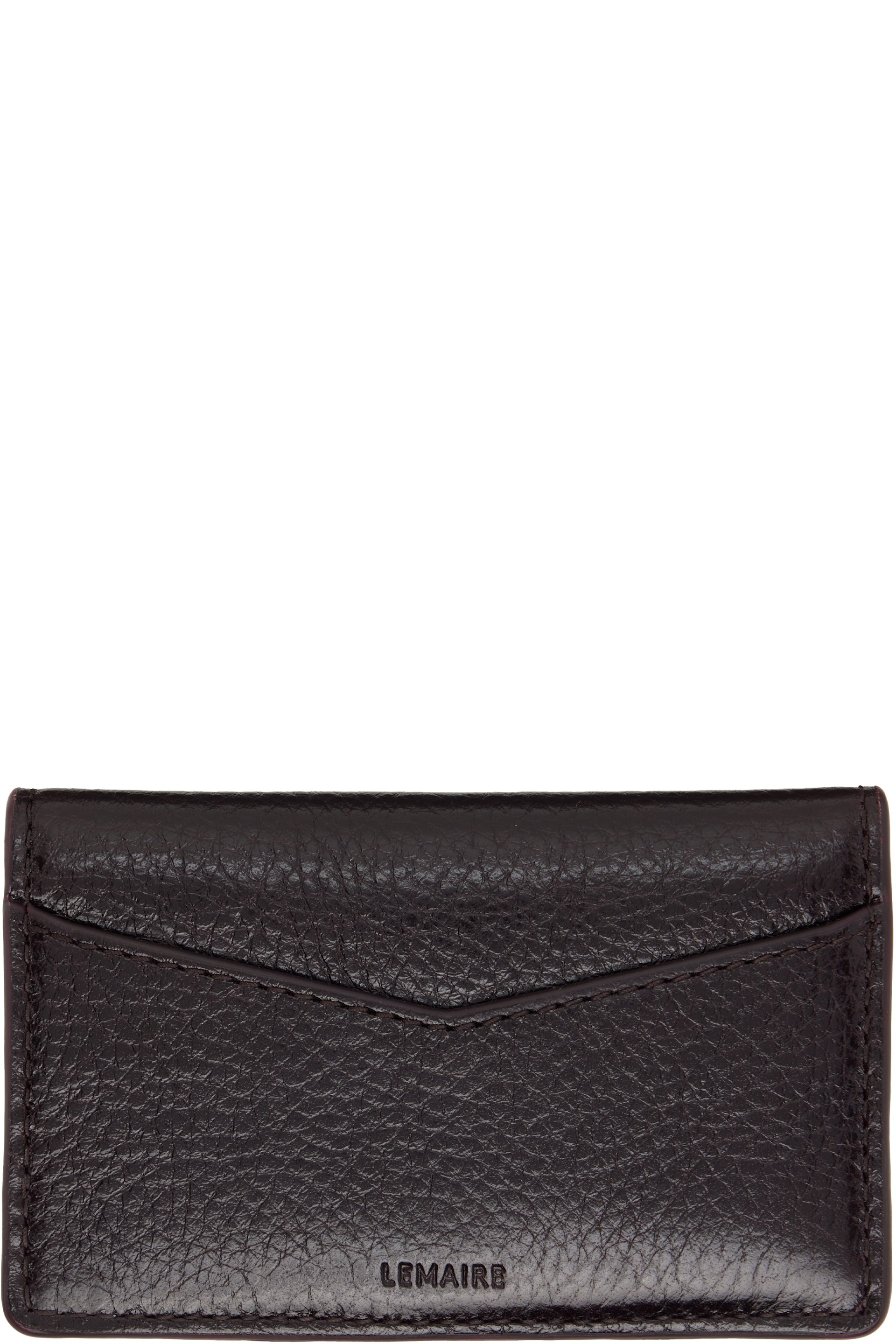 LEMAIRE - Brown Gear Pocket Organizer Card Holder