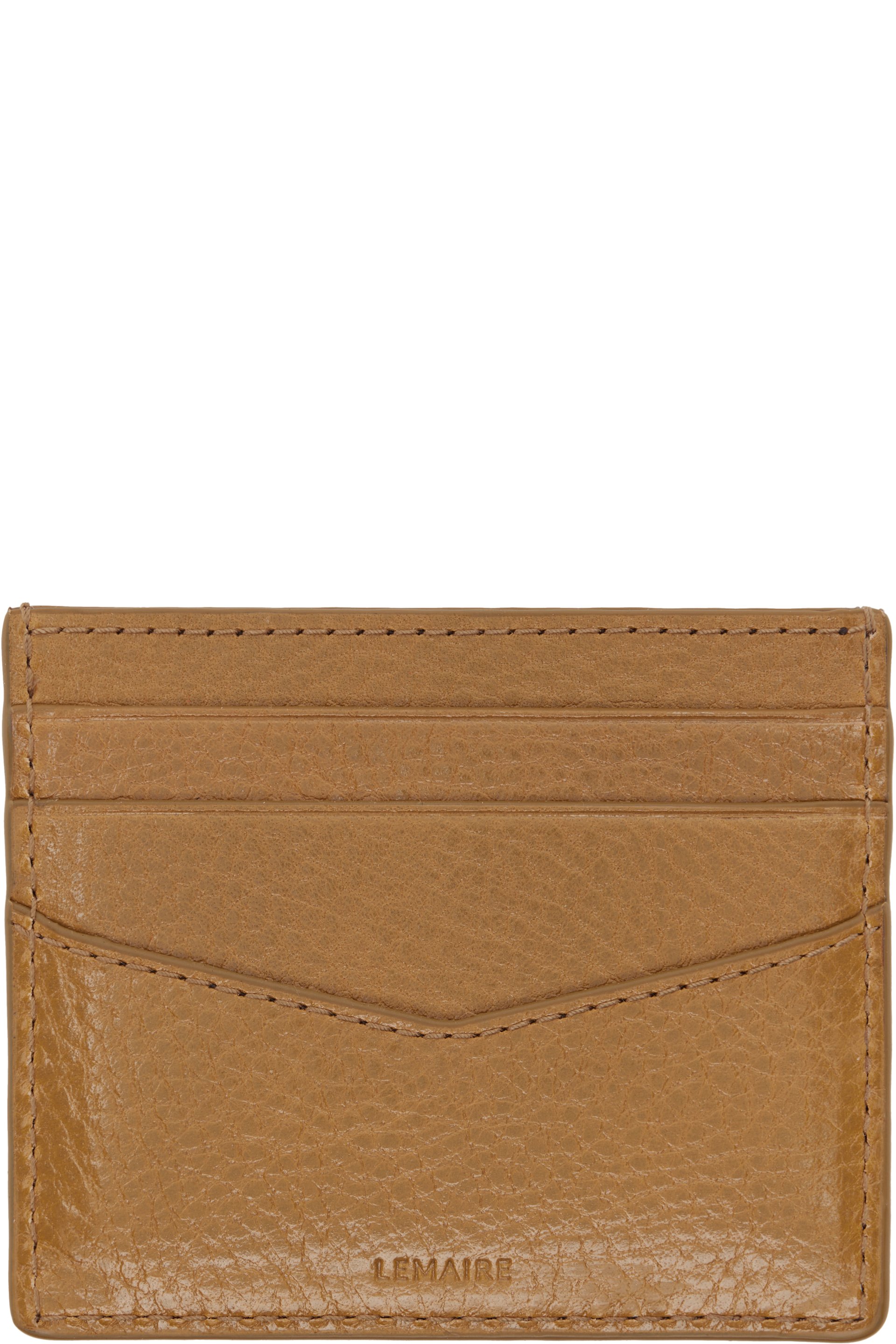 LEMAIRE - Tan Gear Card Holder