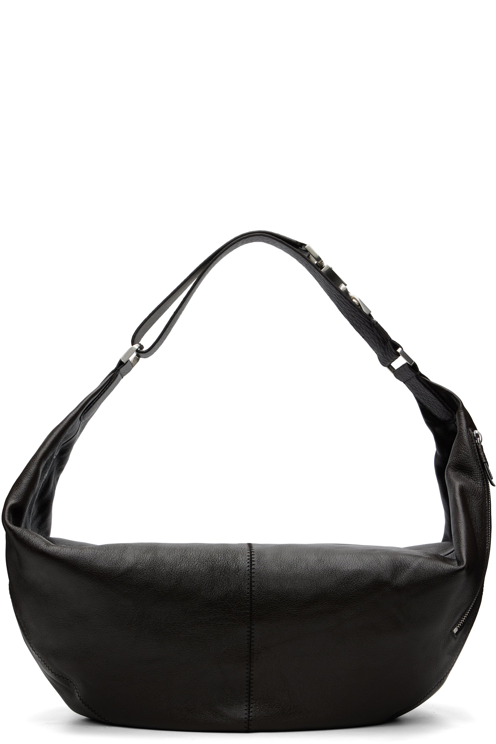 LEMAIRE - Brown Large Quiver Clip Bag