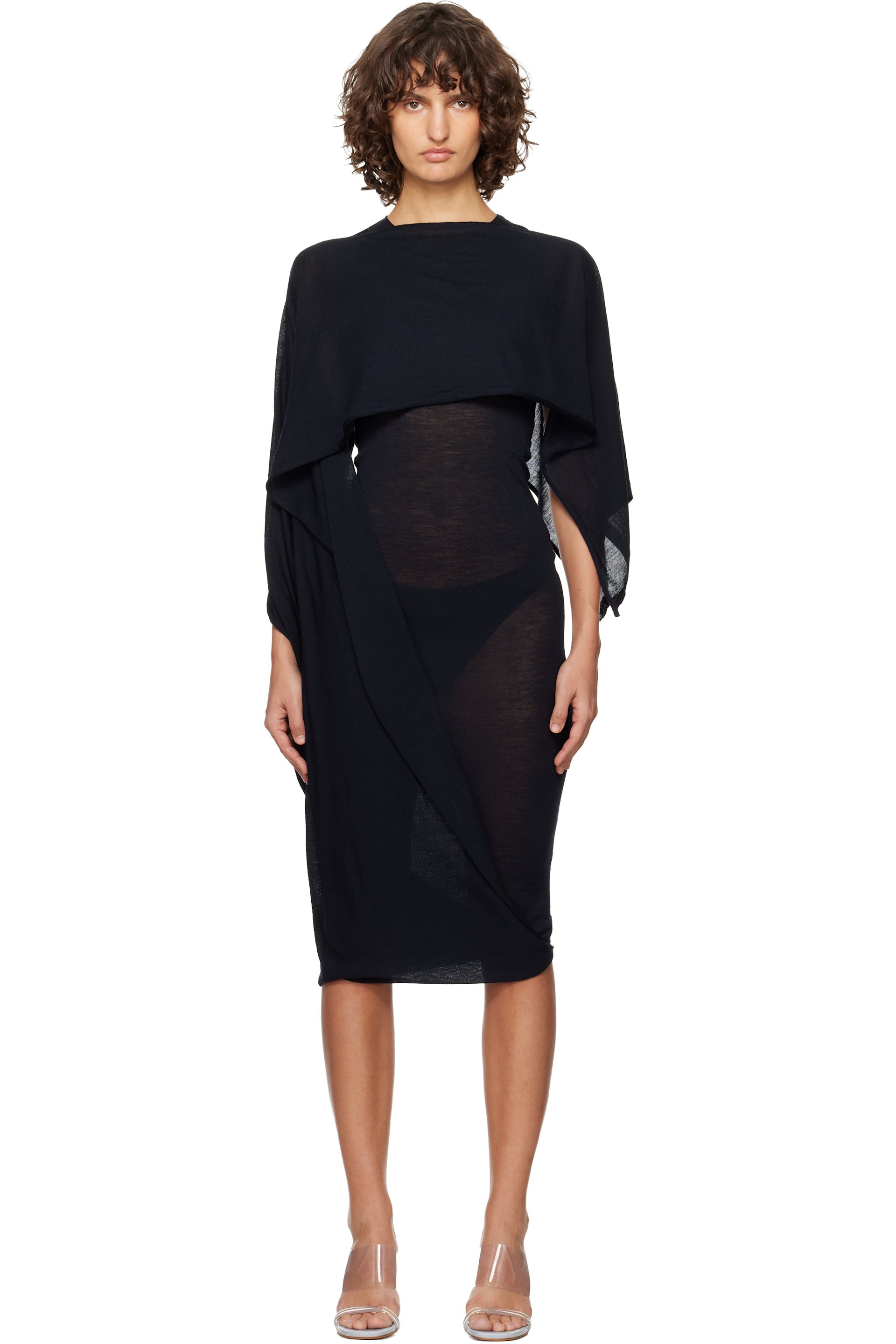 Paloma Wool - Robe midi Willy noire