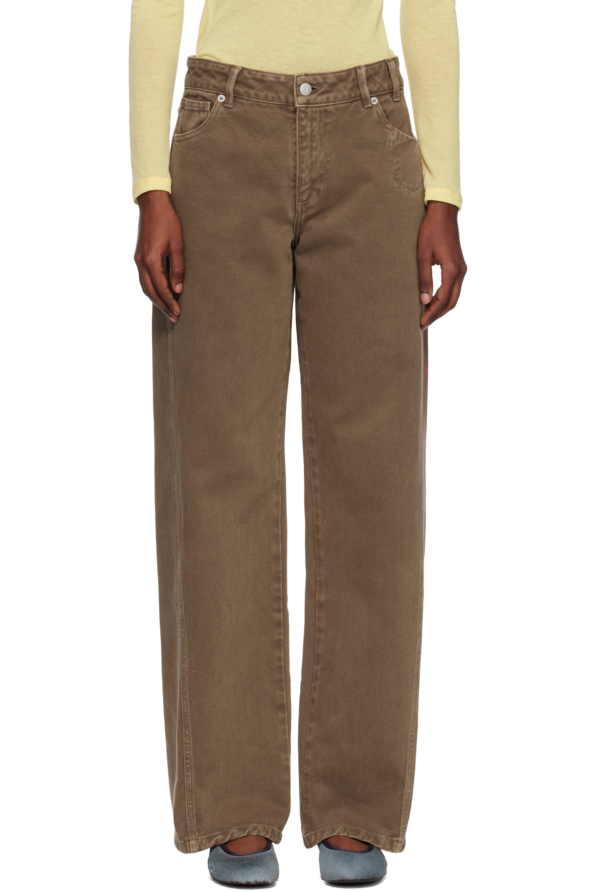Paloma Wool - Jeans Reyno brun
