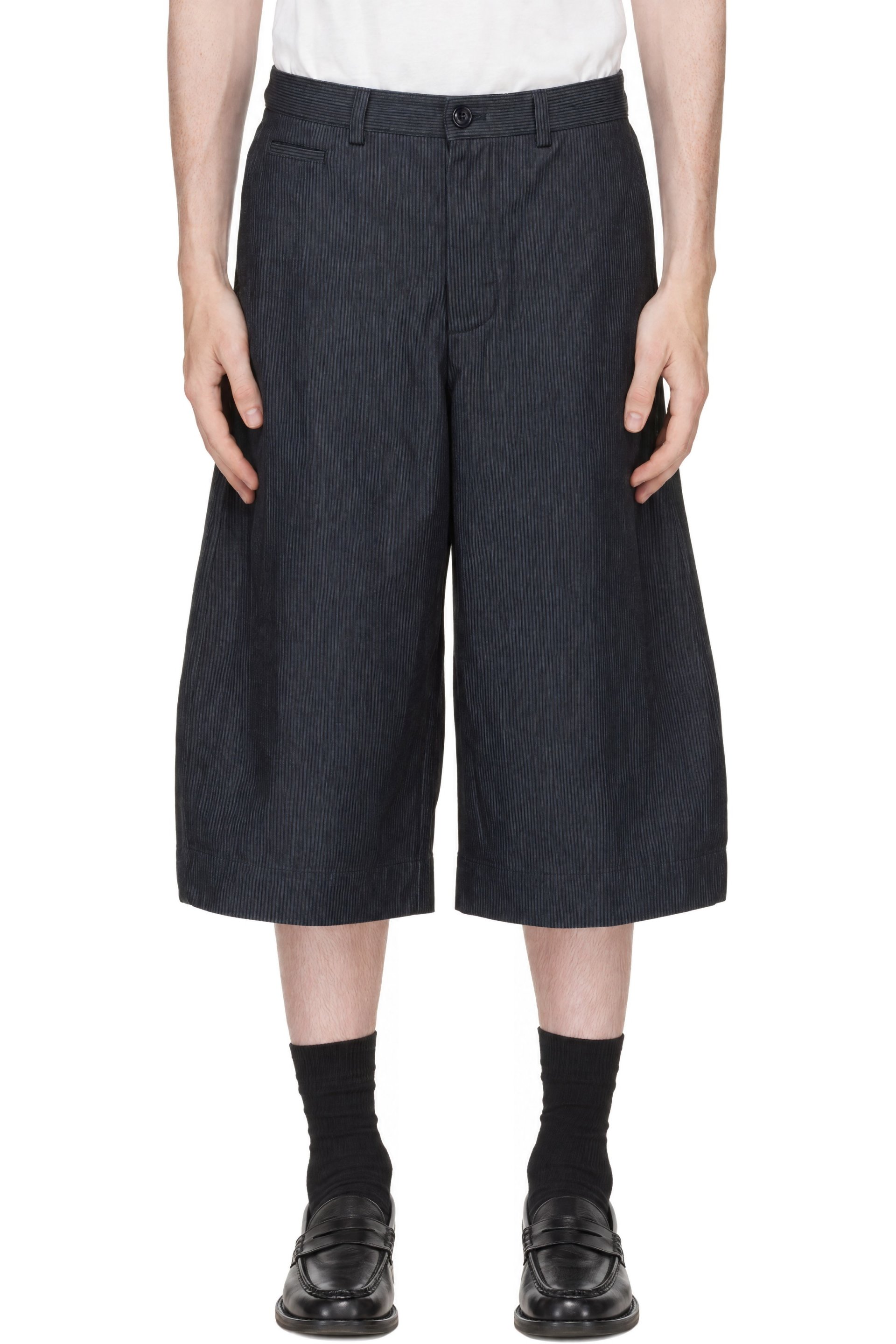 SAGE NATION - Navy Stripe Shorts
