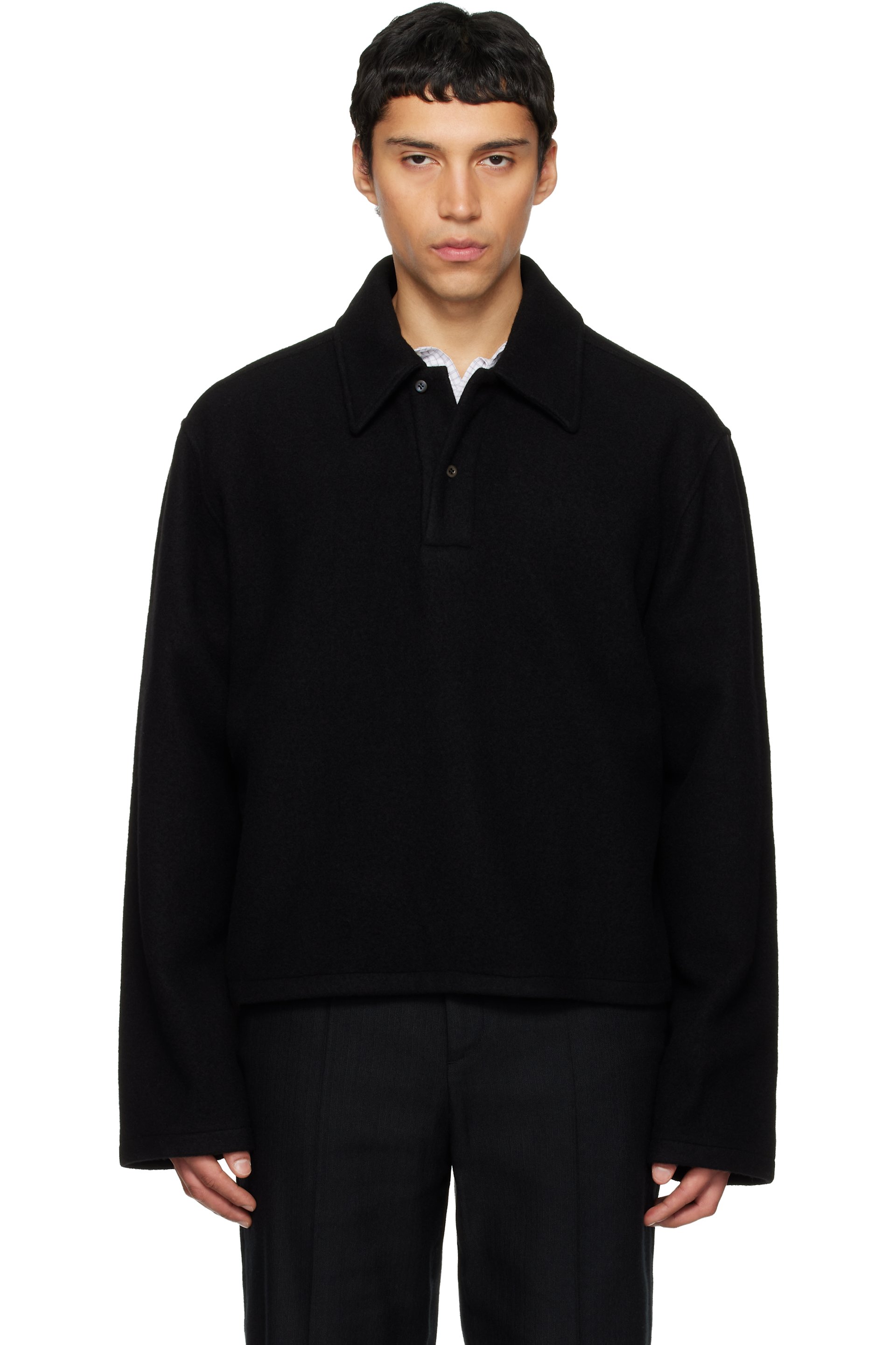 Rier - Black Fleece Polo