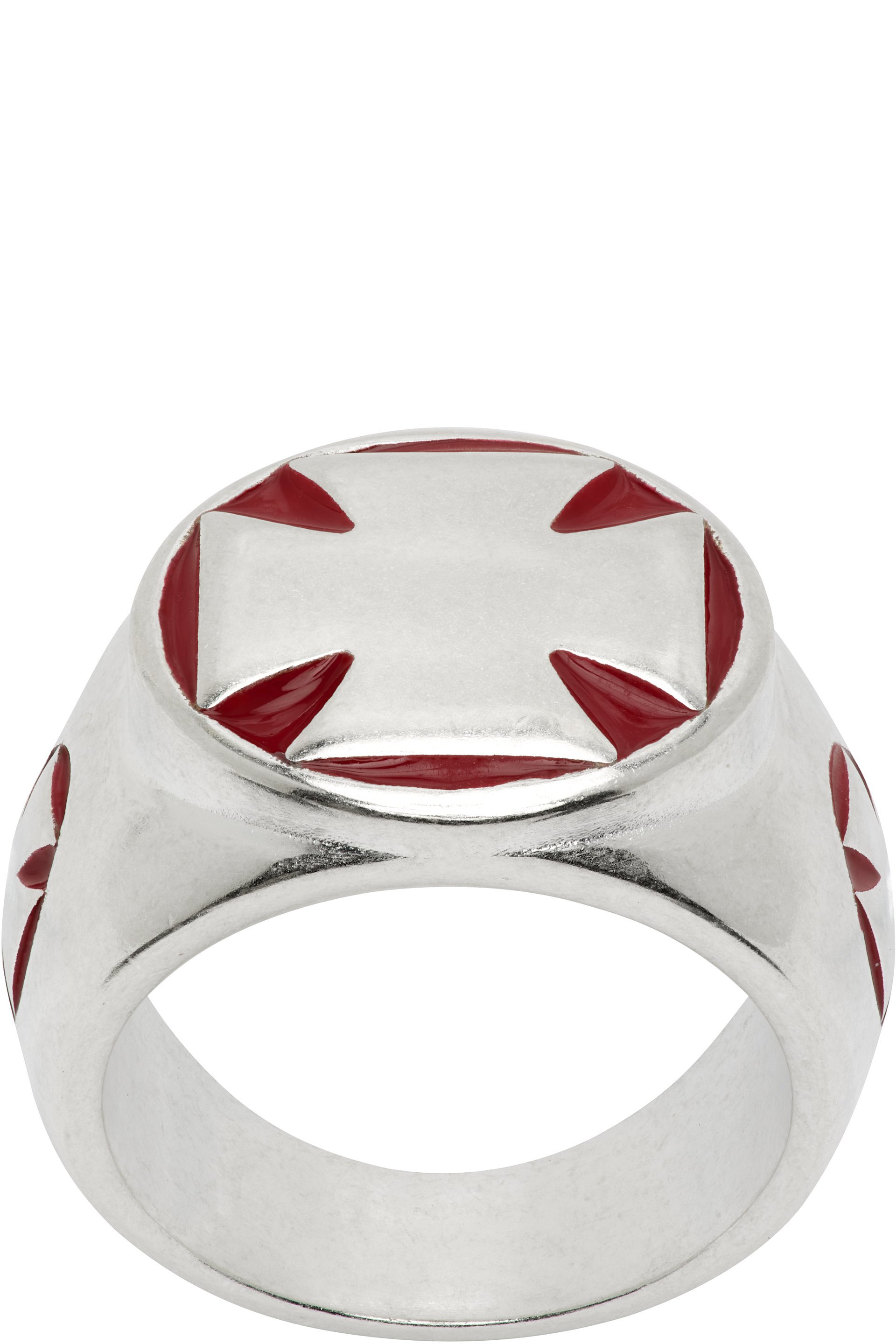 VETEMENTS - Biker Cross Signet Ring