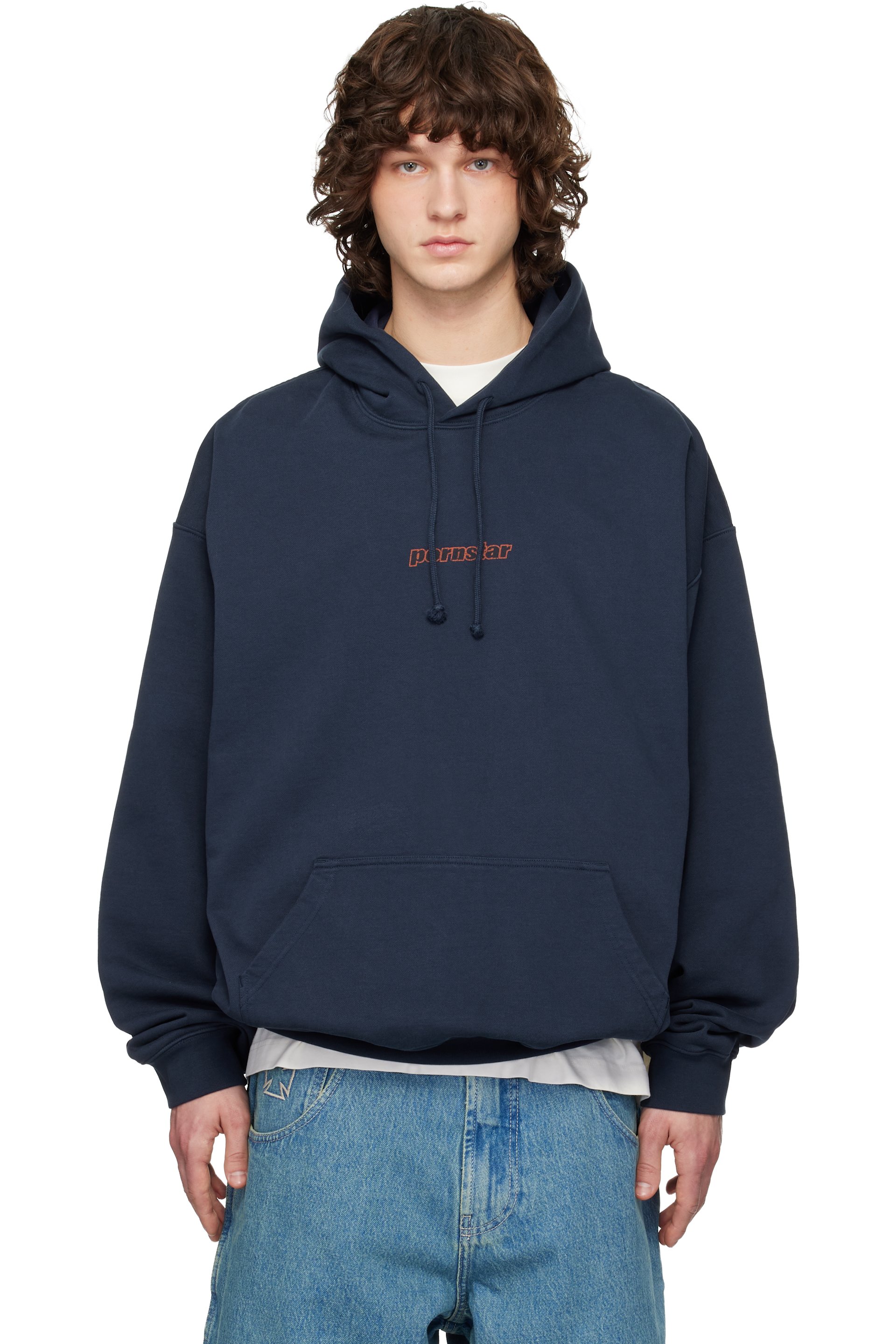 VETEMENTS - Navy 'Pornstar' Hoodie
