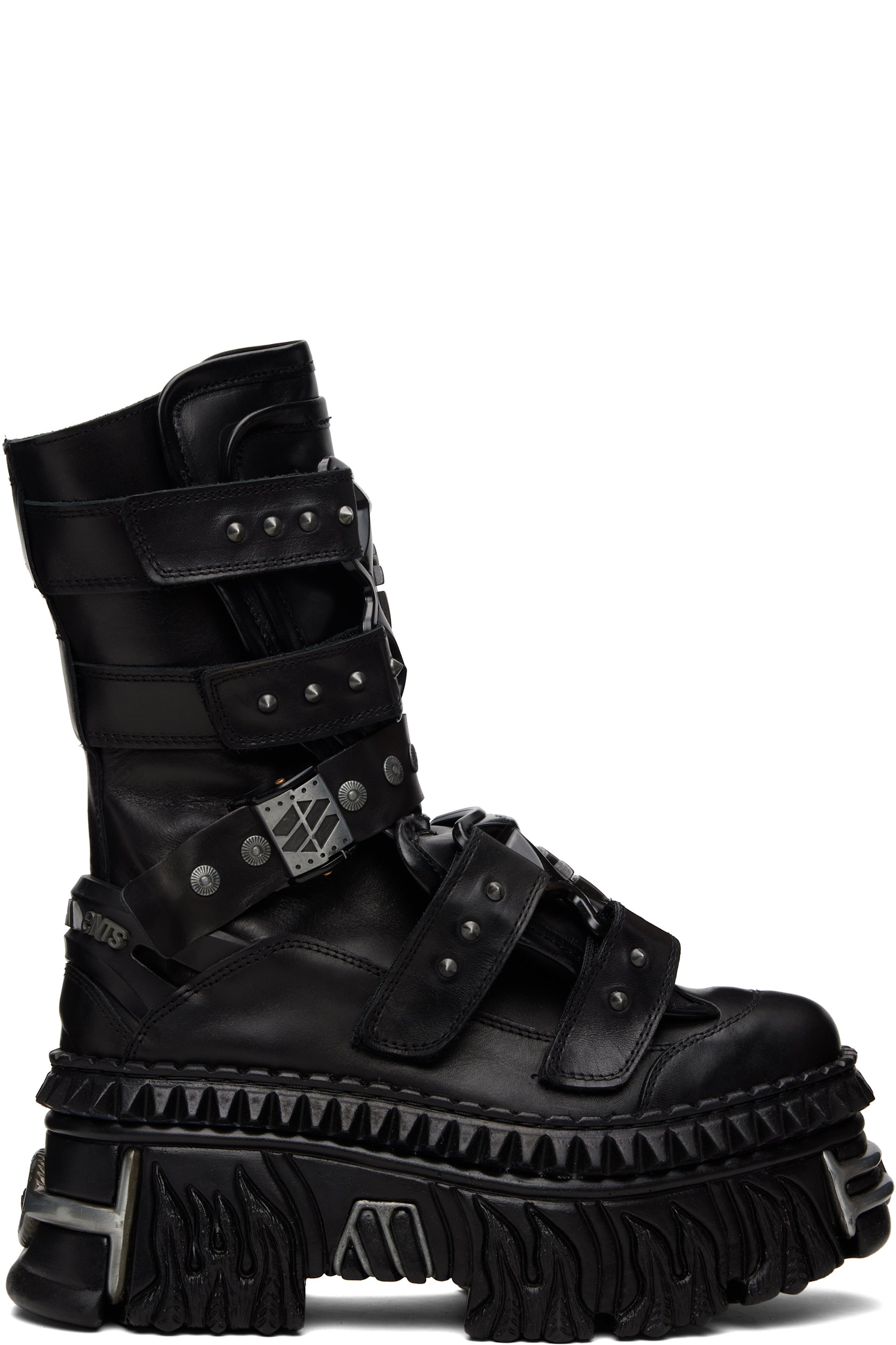 VETEMENTS - Black New Rock Edition Gamer Boots