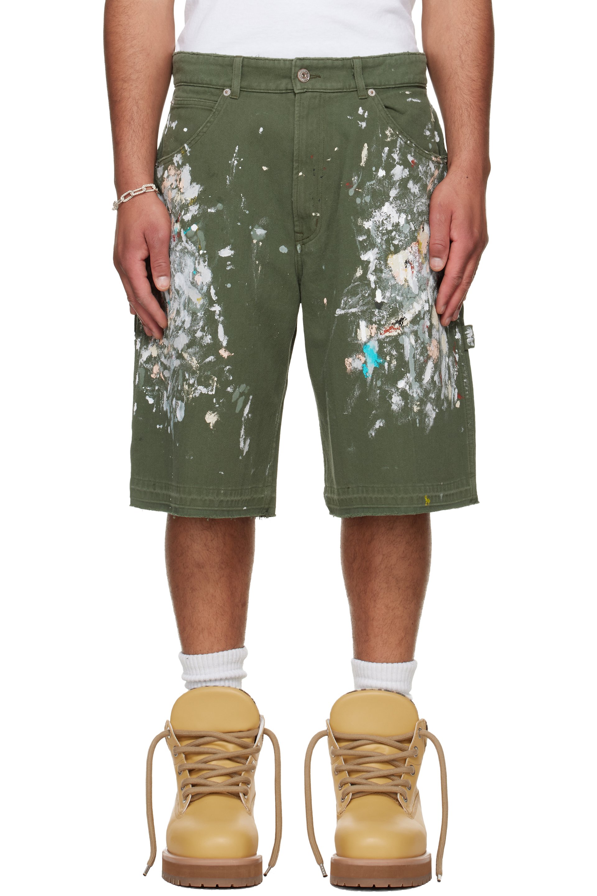 Gallery Dept. - Green Platoon Painter Shorts