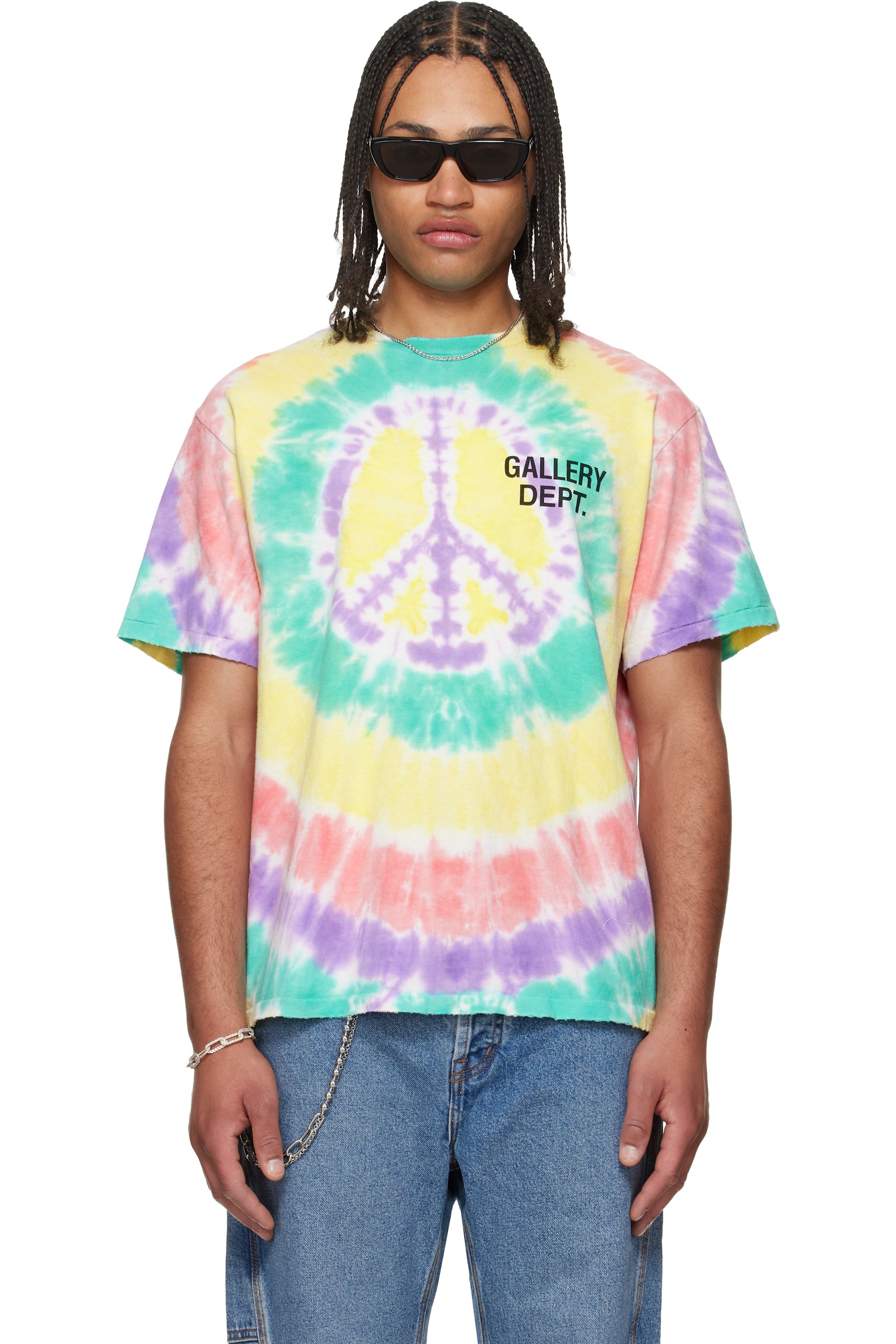 Gallery Dept. - Multicolor Peace Tie Dye T-shirt