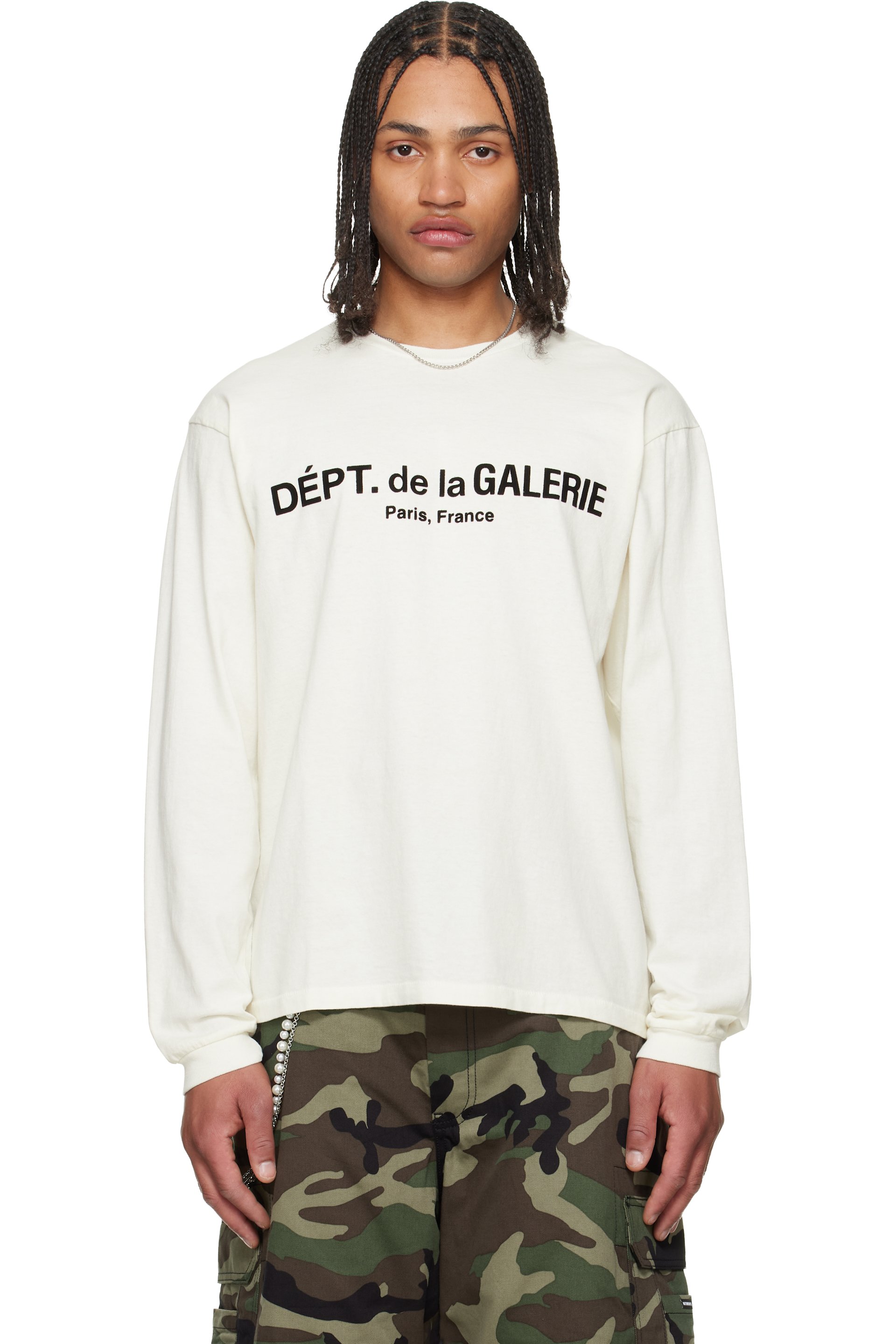 Gallery Dept. - Off-White French Logo Lux Long Sleeve T-shirt