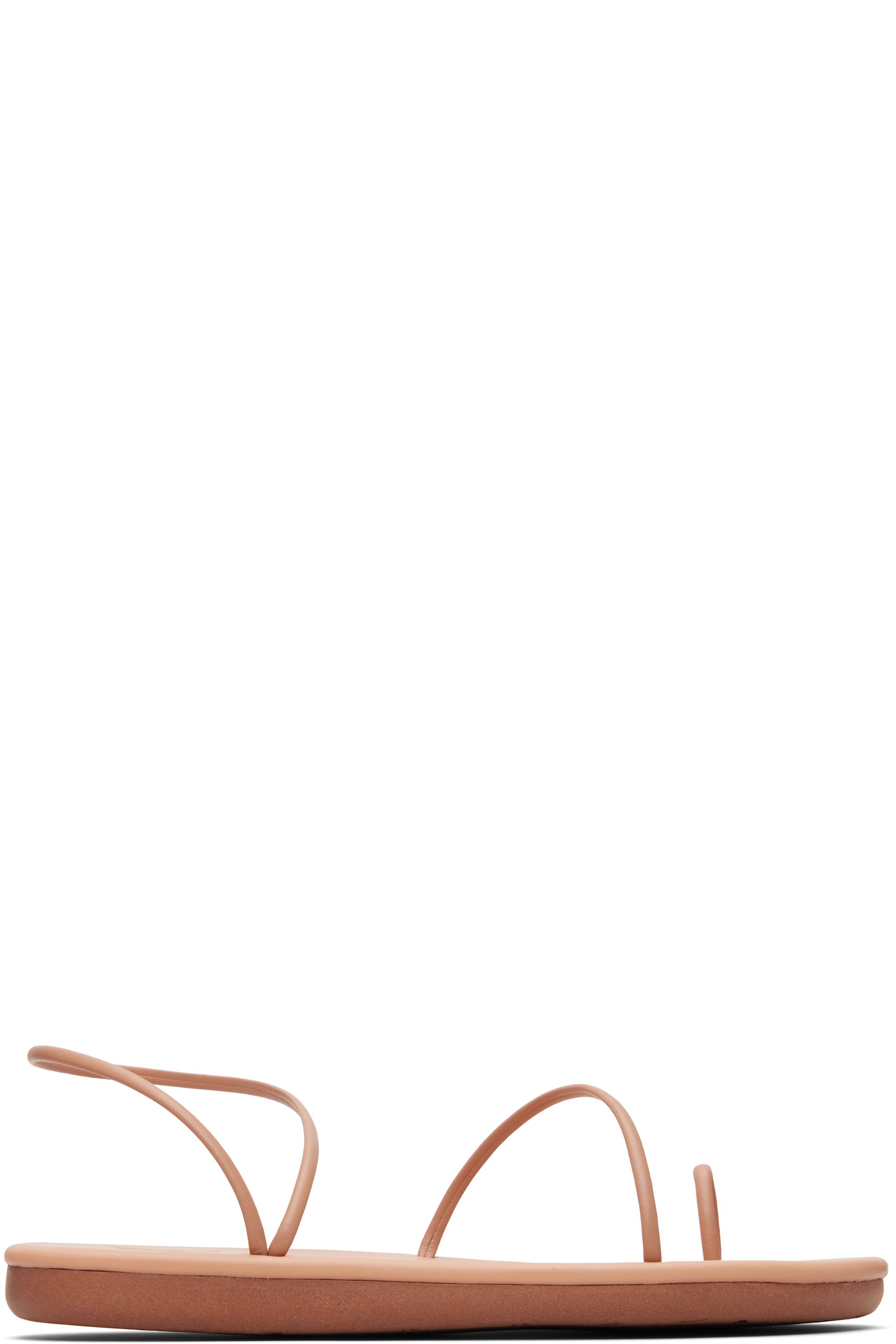 Ancient Greek Sandals - Beige Kansiz Sandals