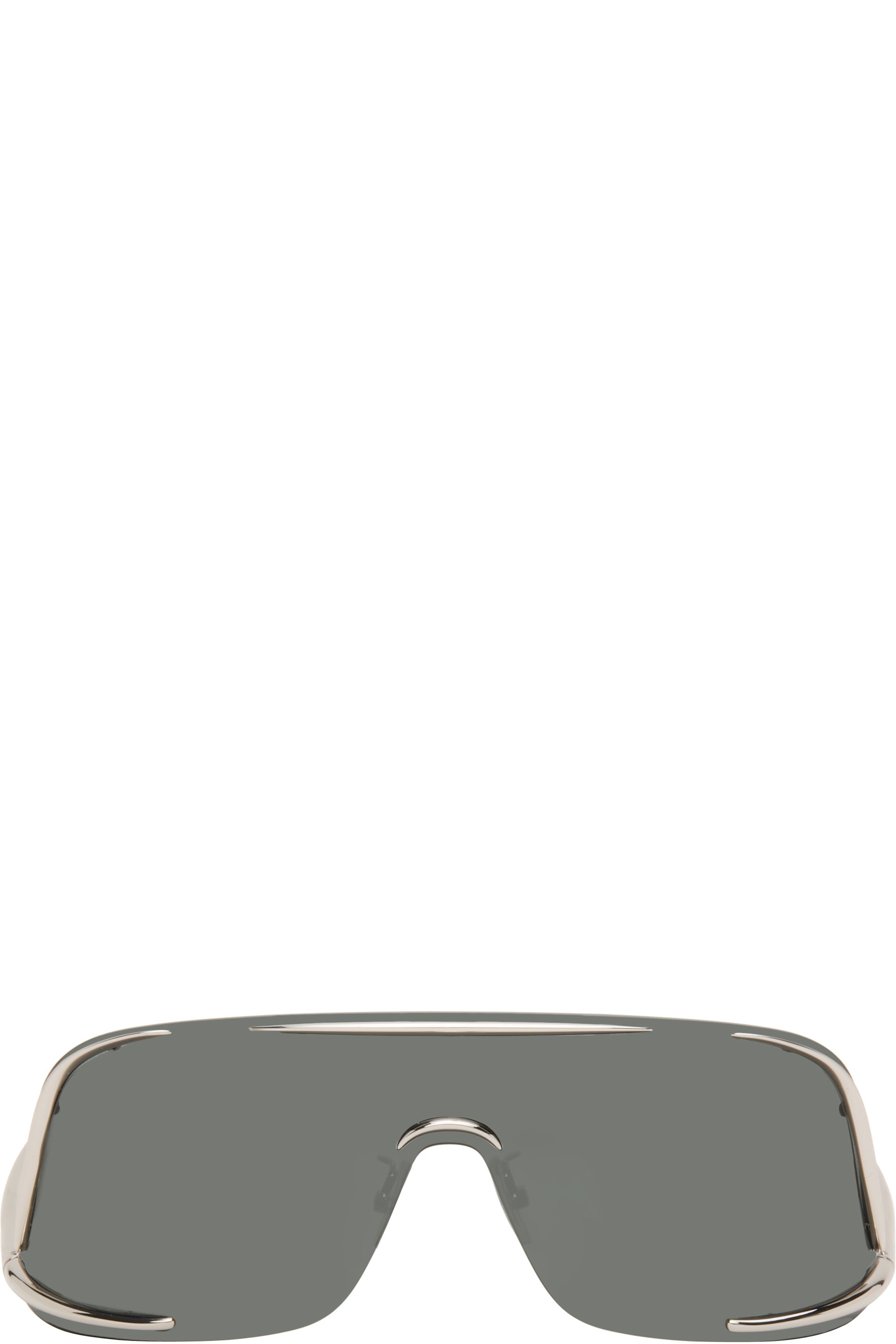 LOEWE - Silver Shield Mask Sunglasses