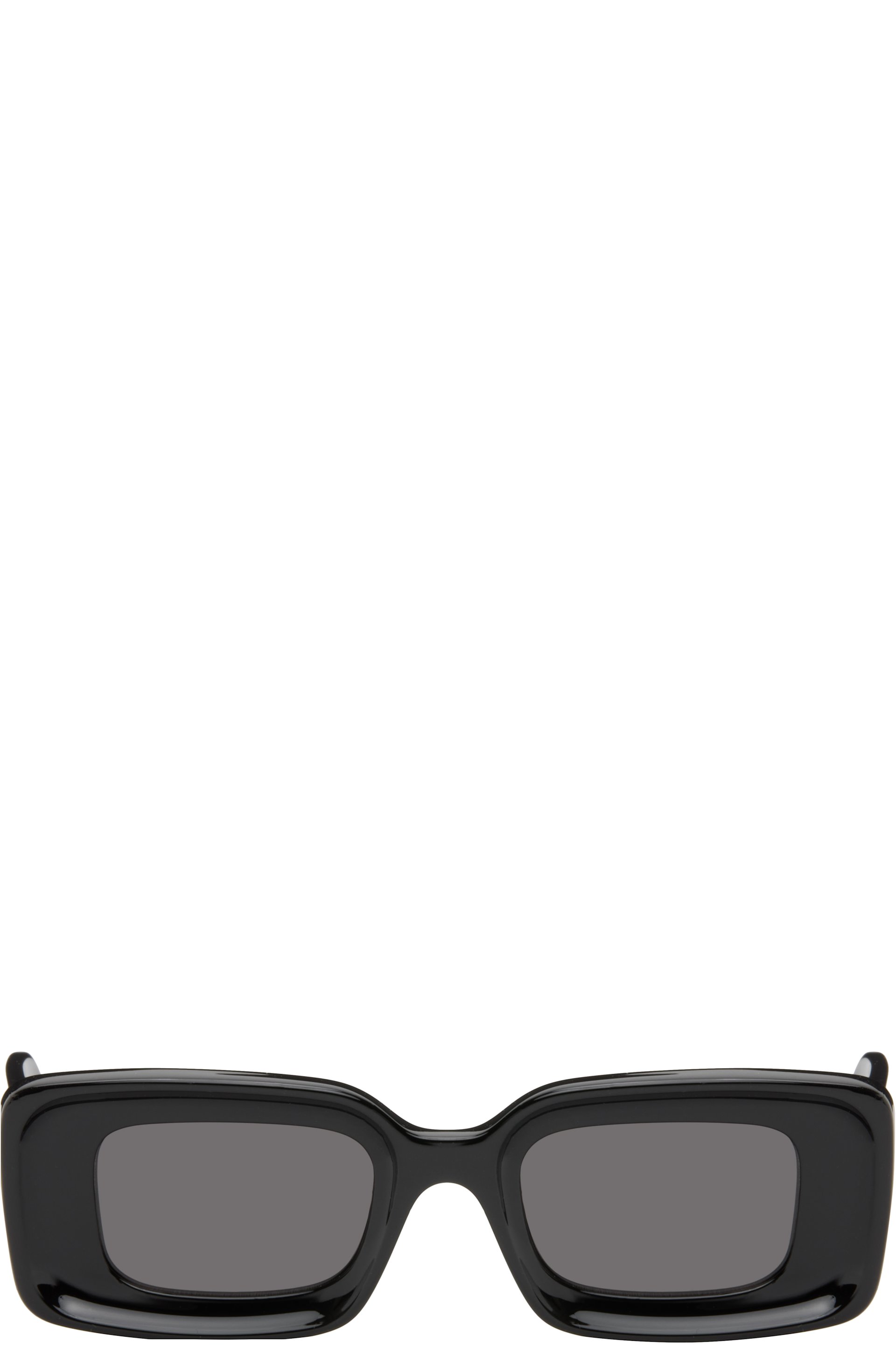 LOEWE - Black Rectangular Sunglasses