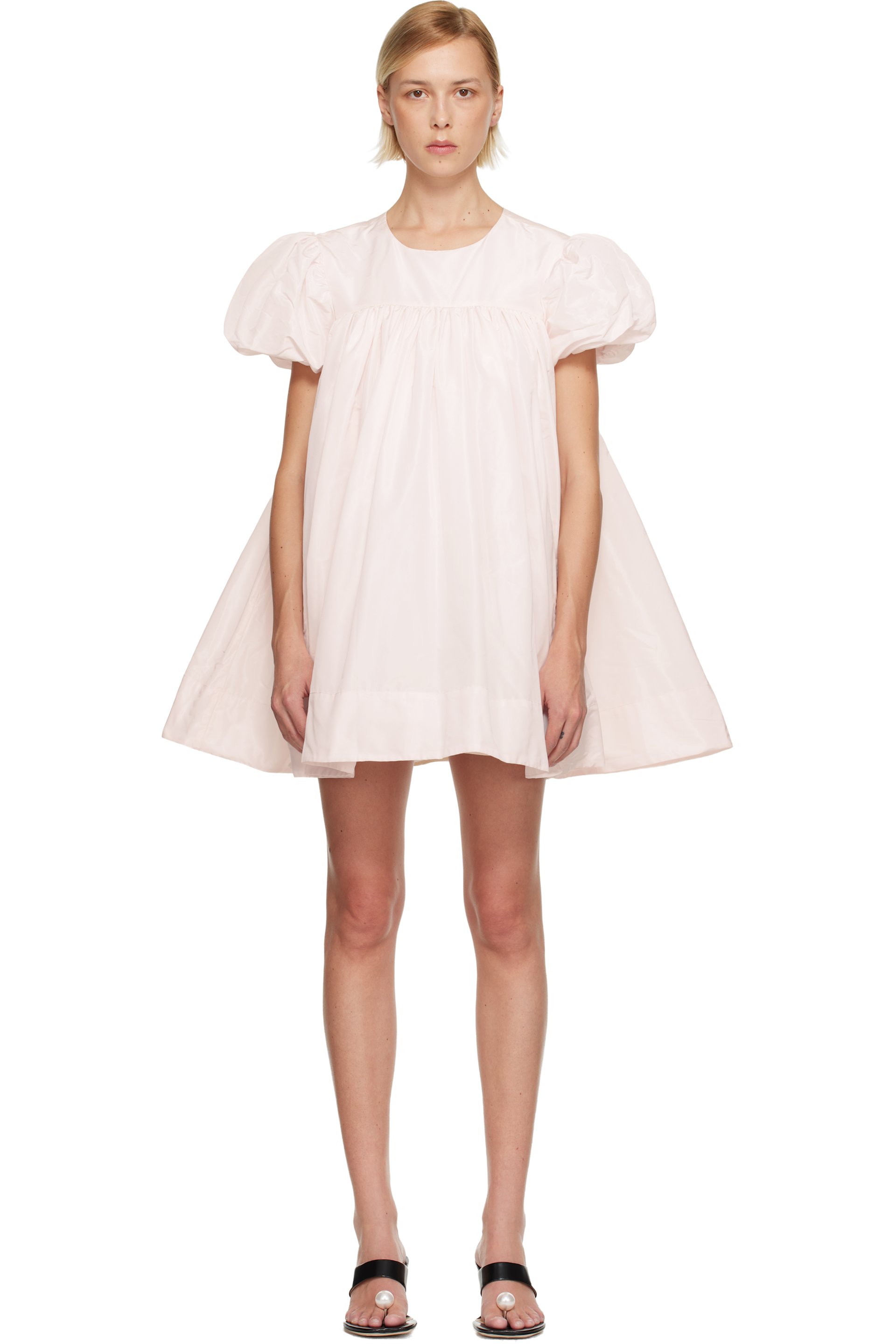 Sandy Liang - Robe courte Miyo rose