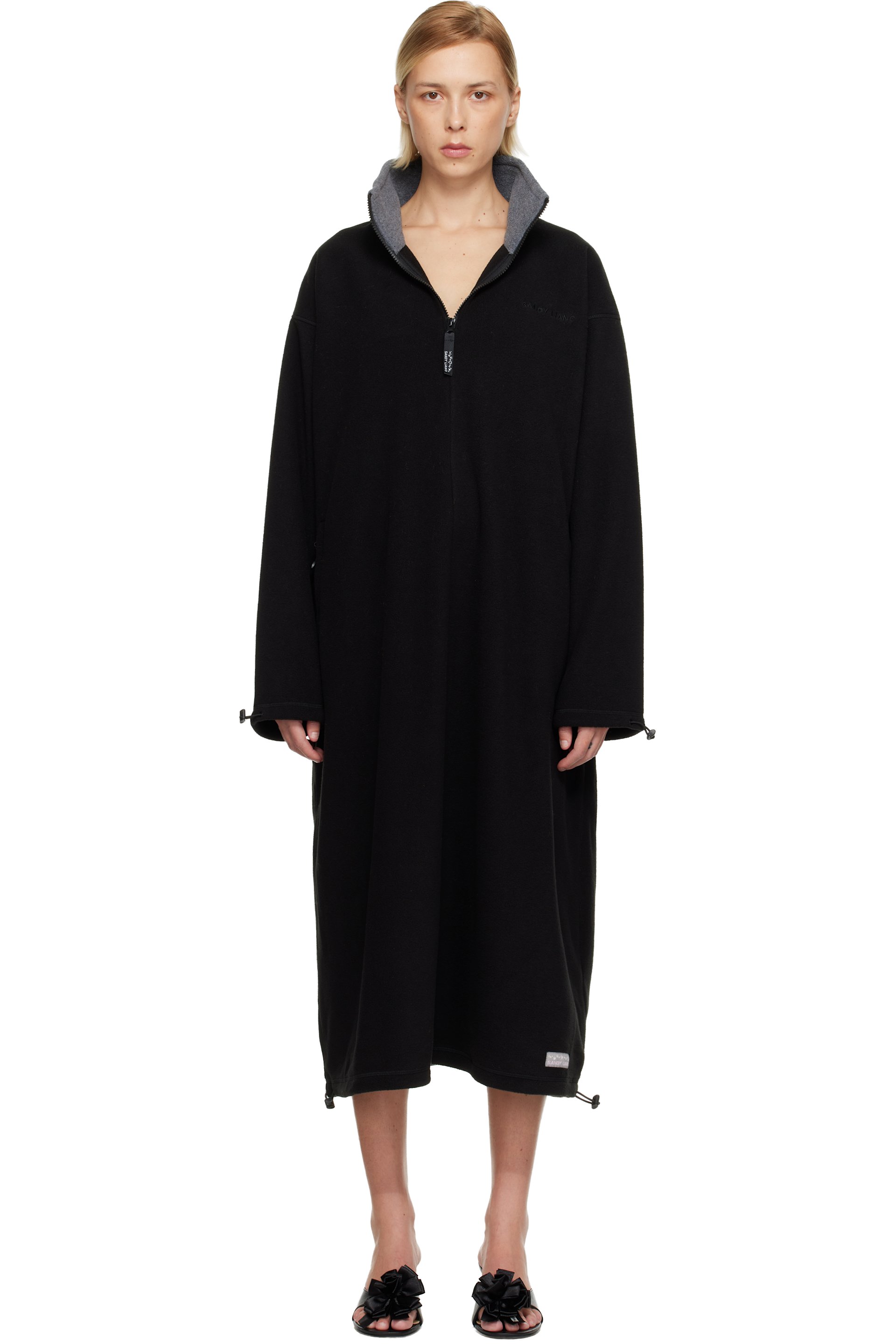Sandy Liang - Robe longue Sloane noire
